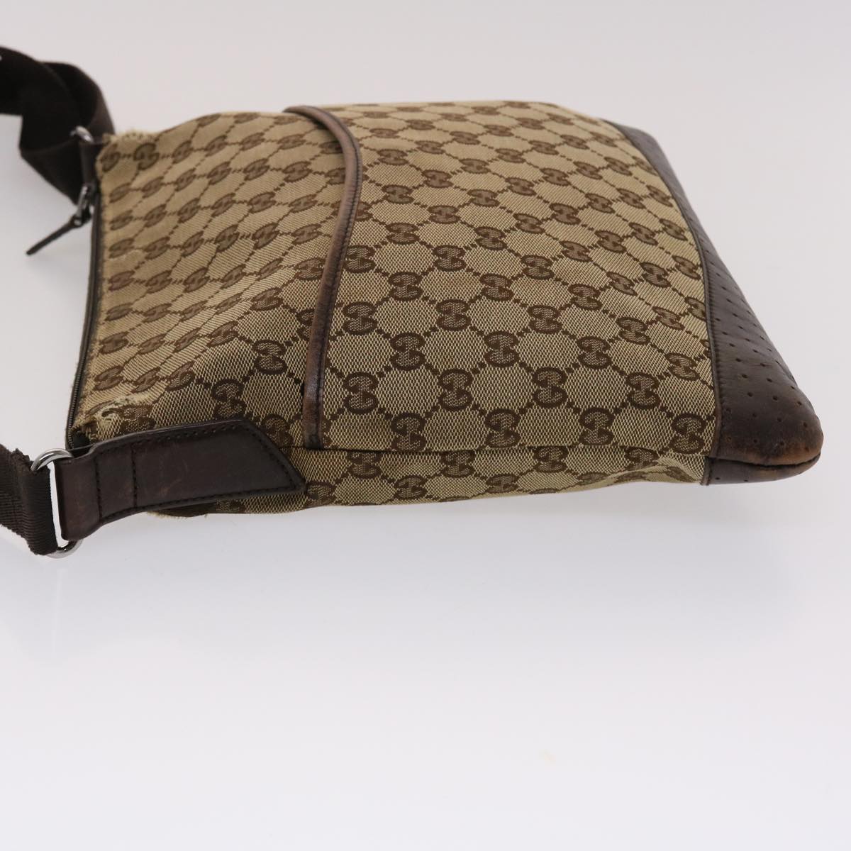 GUCCI GG Canvas Shoulder Bag Beige 145857  47690