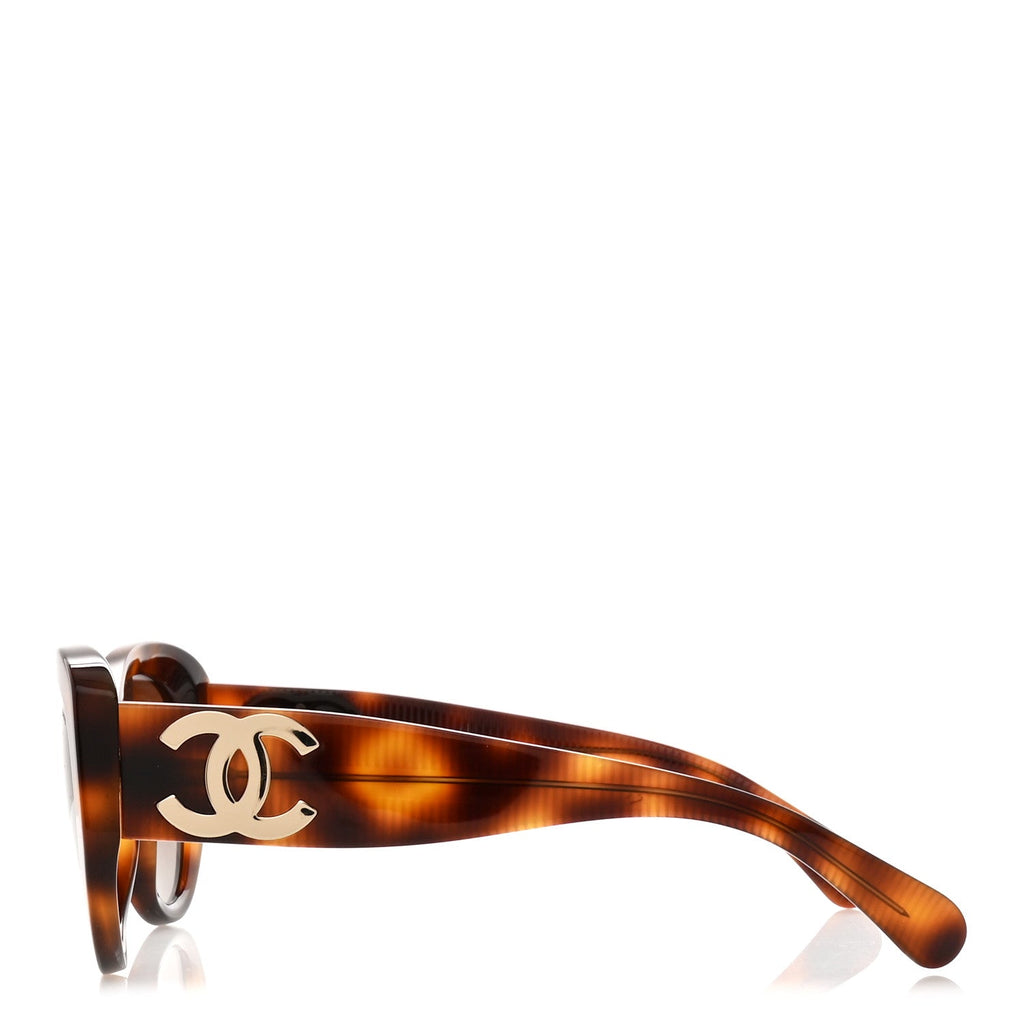 Acetate Polarized Butterfly Large CC Sunglasses 5492-A Tortoise