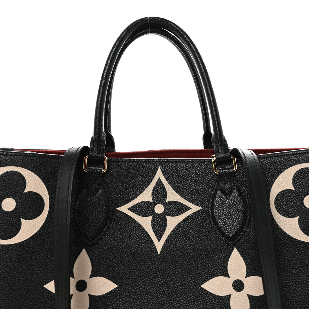Louis Vuitton Empreinte Monogram Giant Onthego GM Black Beige