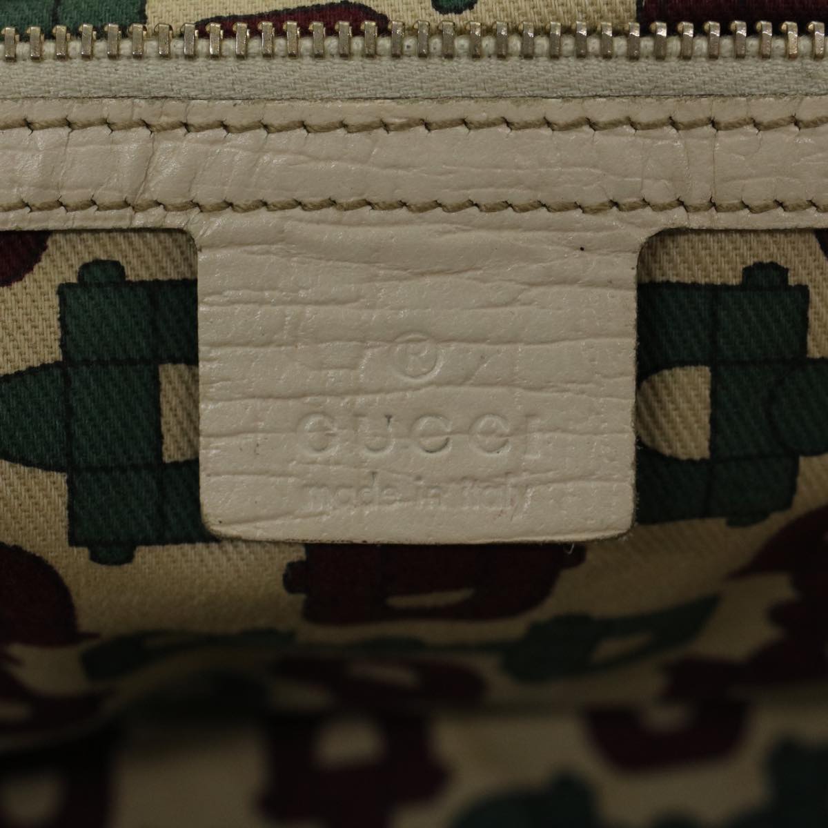 GUCCI GG Canvas Web Sherry Line Shoulder Bag Beige Red Green 139260  47709