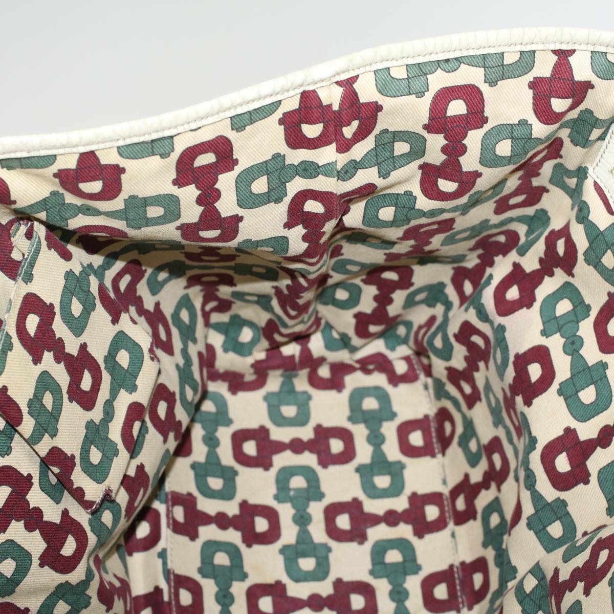 GUCCI GG Canvas Web Sherry Line Shoulder Bag Beige Red Green 139260  47709