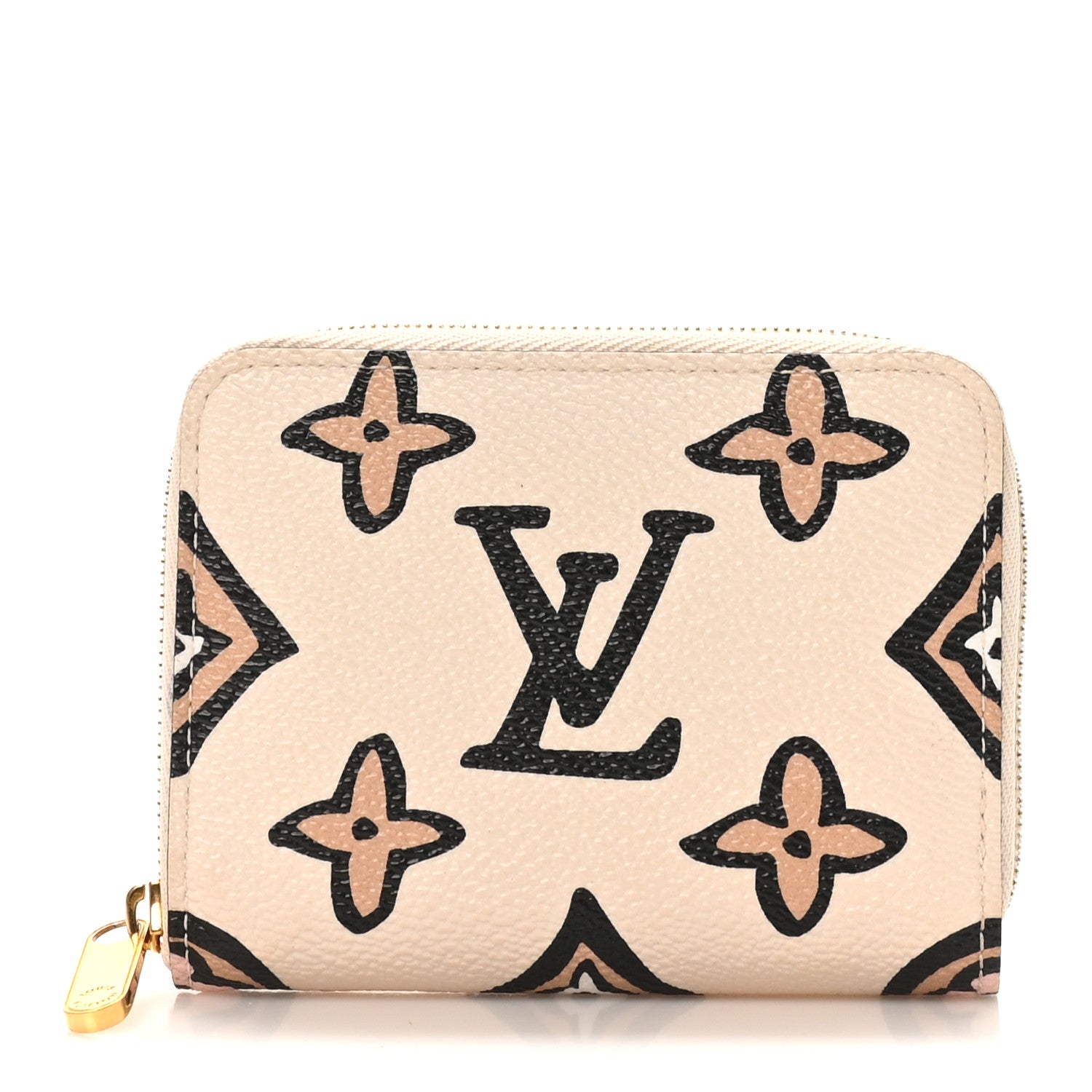 Louis Vuitton Monogram Giant Wild At Heart Zippy Coin Purse Creme