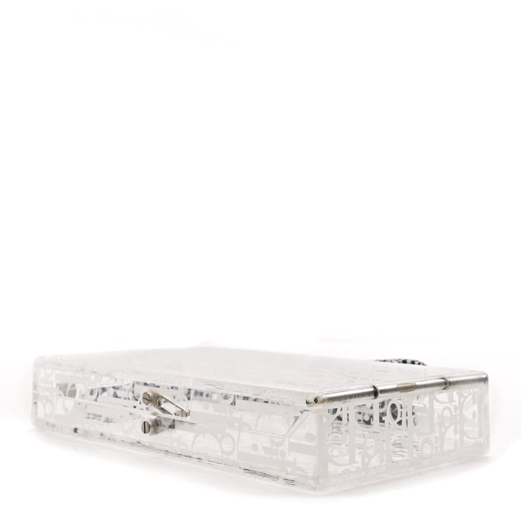 Christian Dior Plexiglass Vertical Pouch Translucent