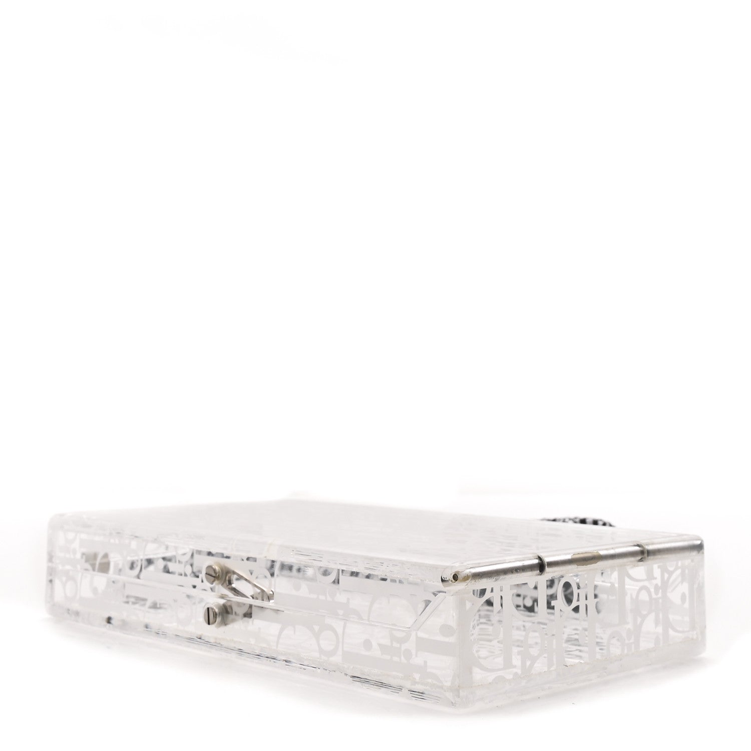 Christian Dior Plexiglass Vertical Pouch Translucent