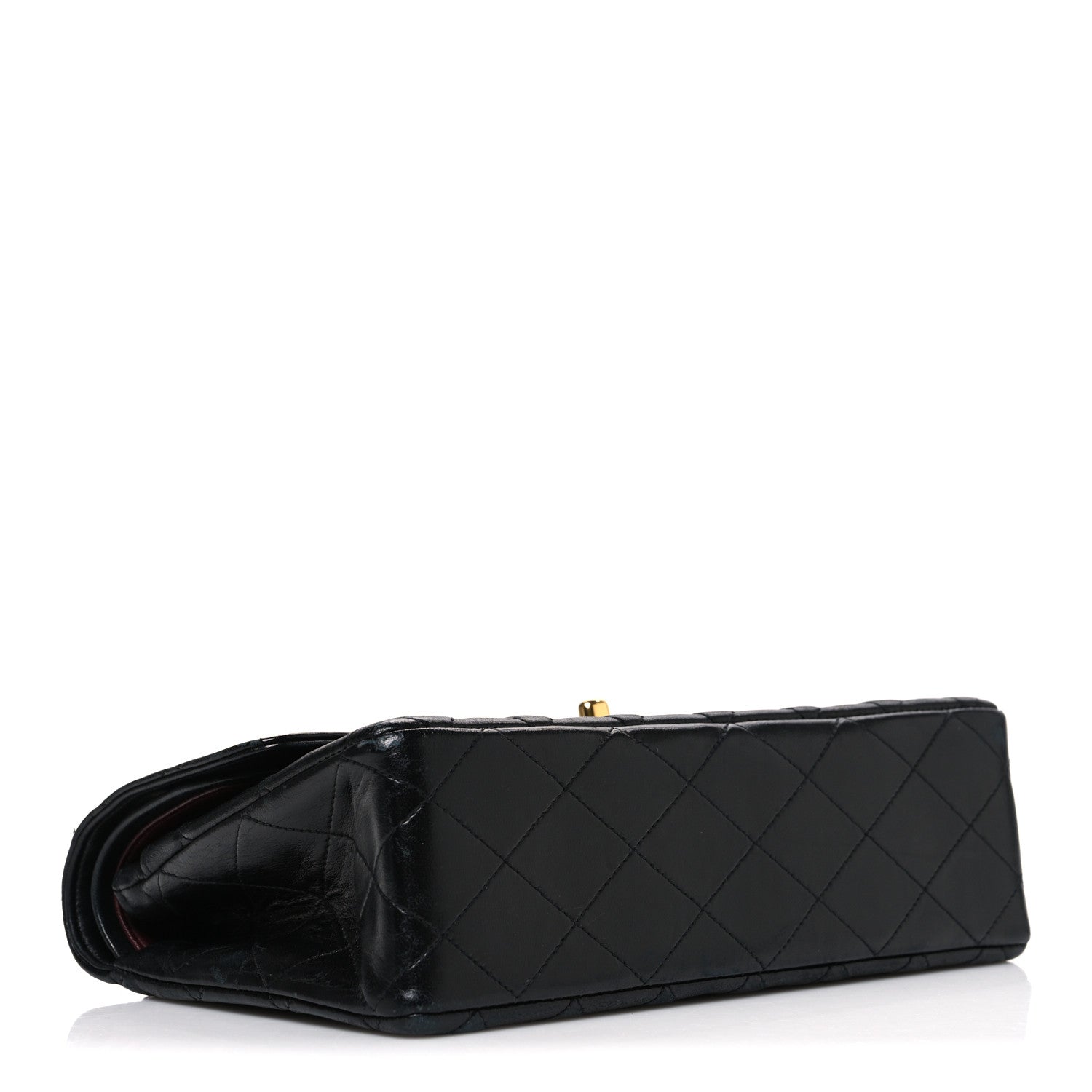 Chanel Lambskin Quilted Small Double Flap Black