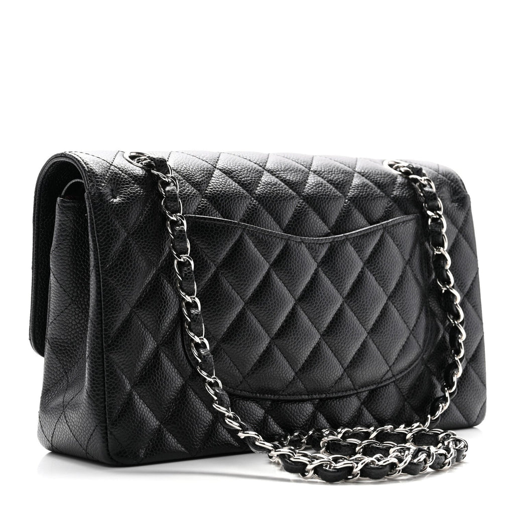 Chanel Caviar Quilted Medium Double Flap Black