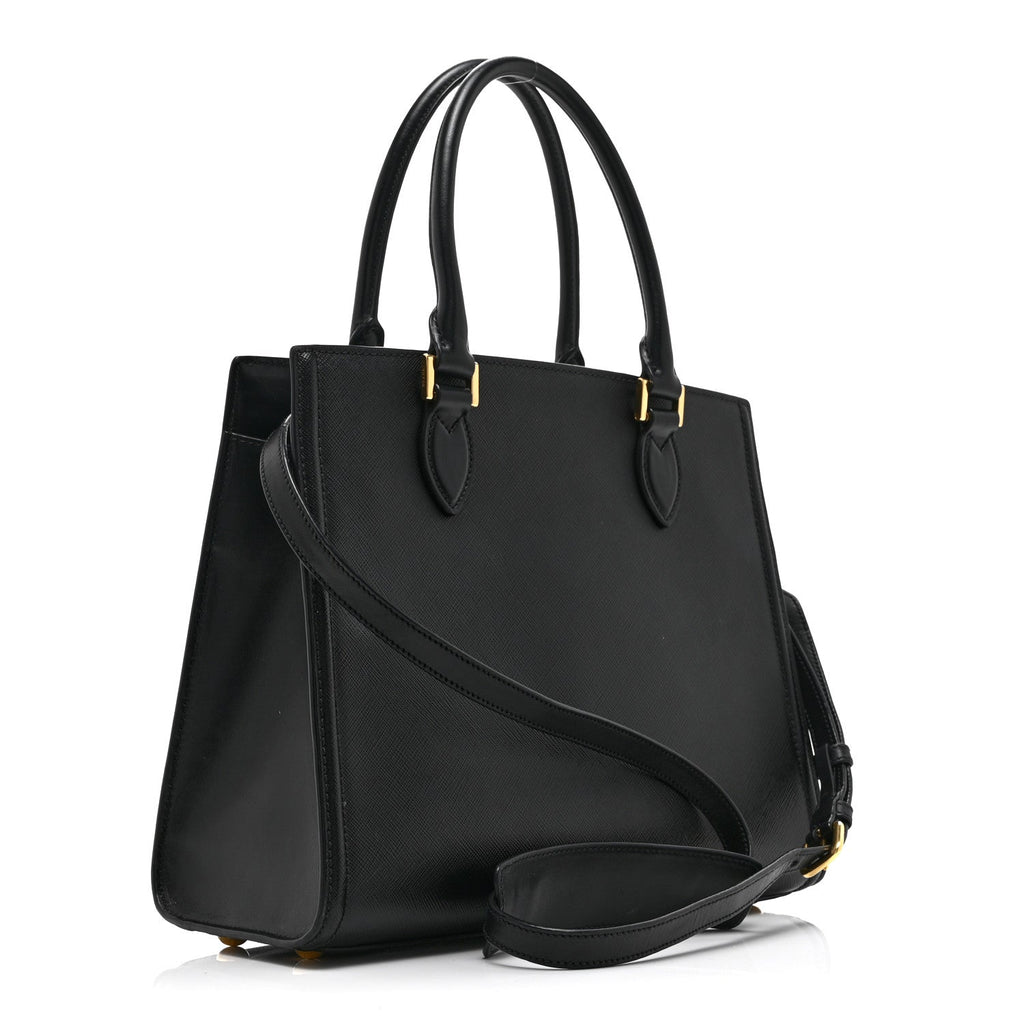 Prada Saffiano Soft Calfskin Large Tote Black