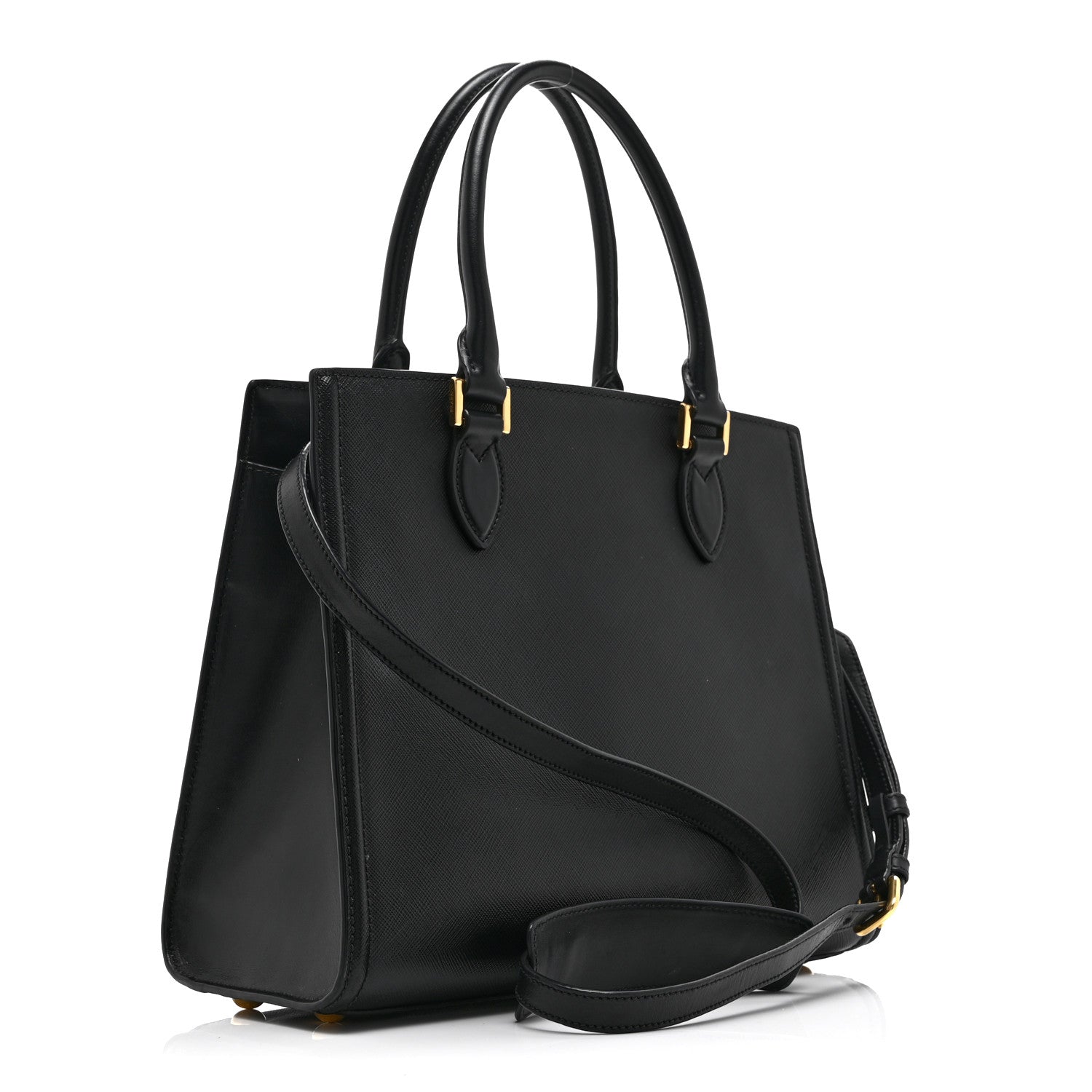 Prada Saffiano Soft Calfskin Large Tote Black