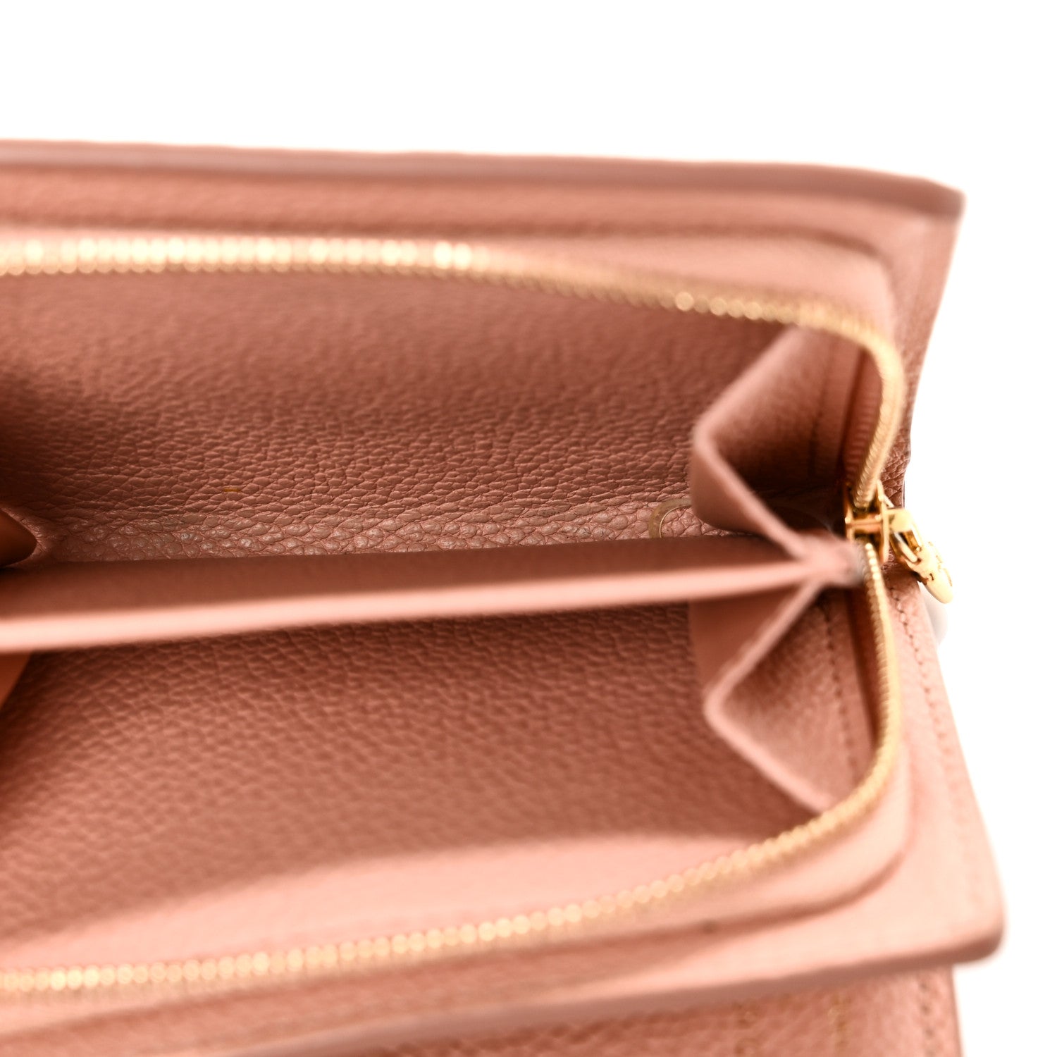 Louis Vuitton Empreinte Monogram Giant Clea Wallet Rose Trianon Creme