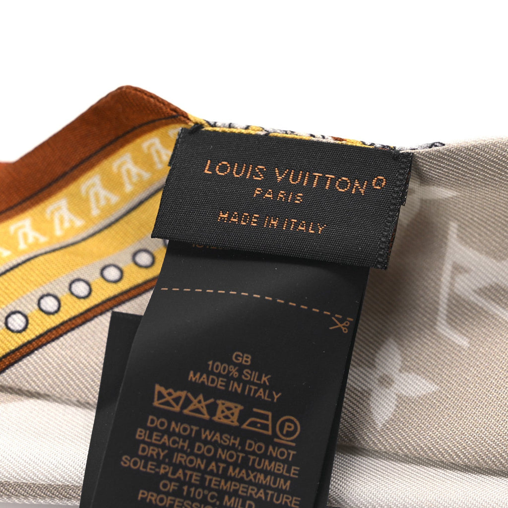 Louis Vuitton Silk Ultimate Monogram BB Bandeau Beige Clair