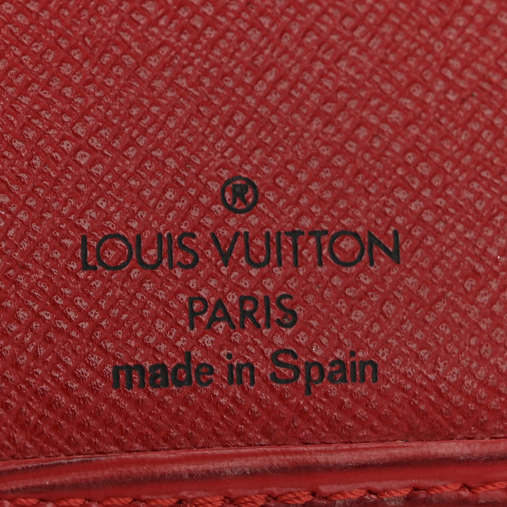 Louis Vuitton Epi Pocket Organizer Red