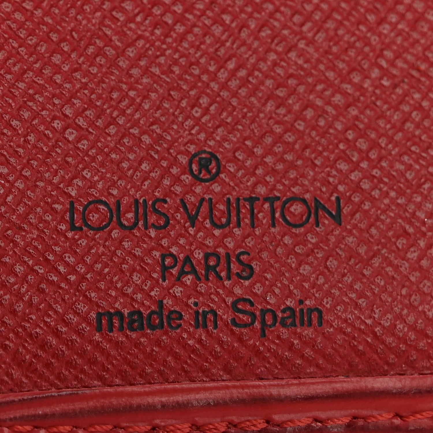 Louis Vuitton Epi Pocket Organizer Red