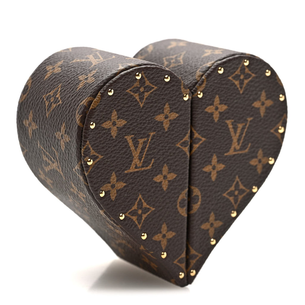 Louis Vuitton Monogram Heart Ecrin Coeur Jewelry Case