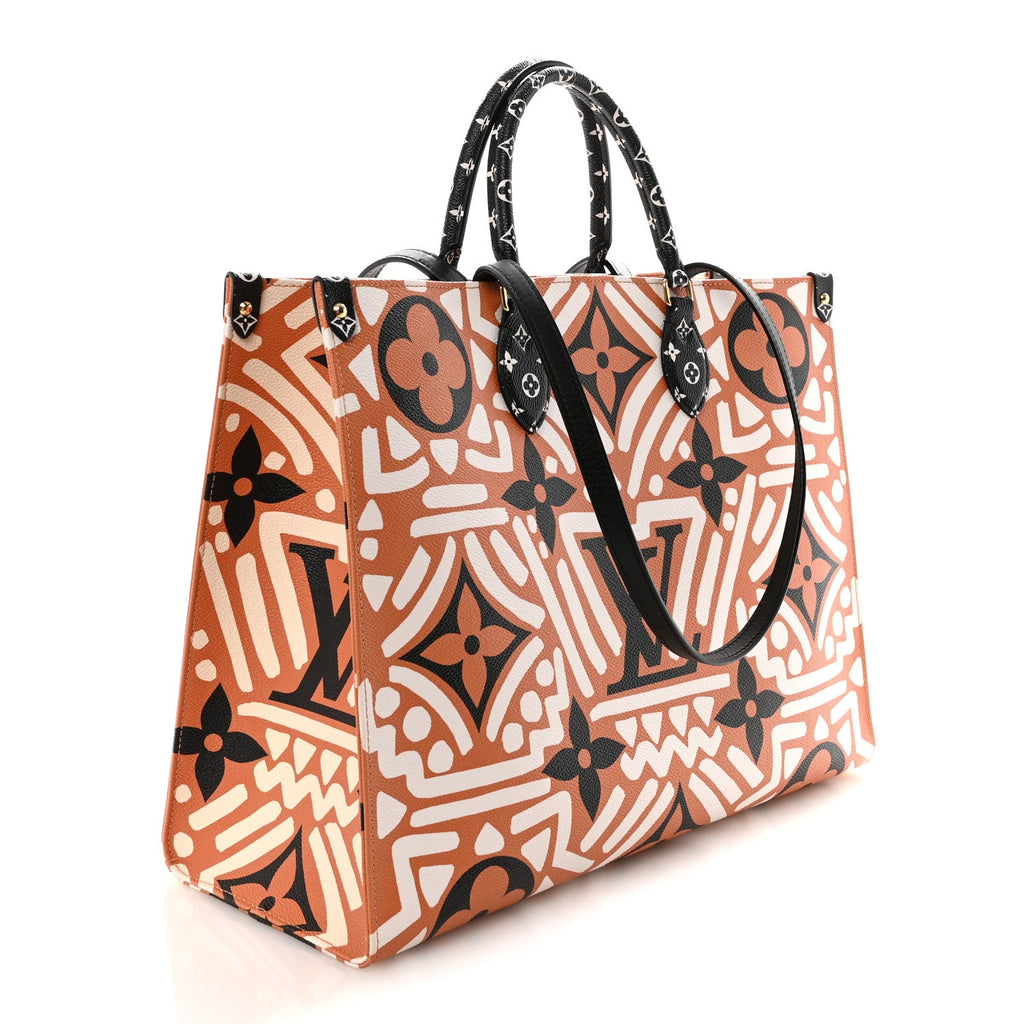 Louis Vuitton Monogram Giant Crafty Onthego GM Crème Caramel