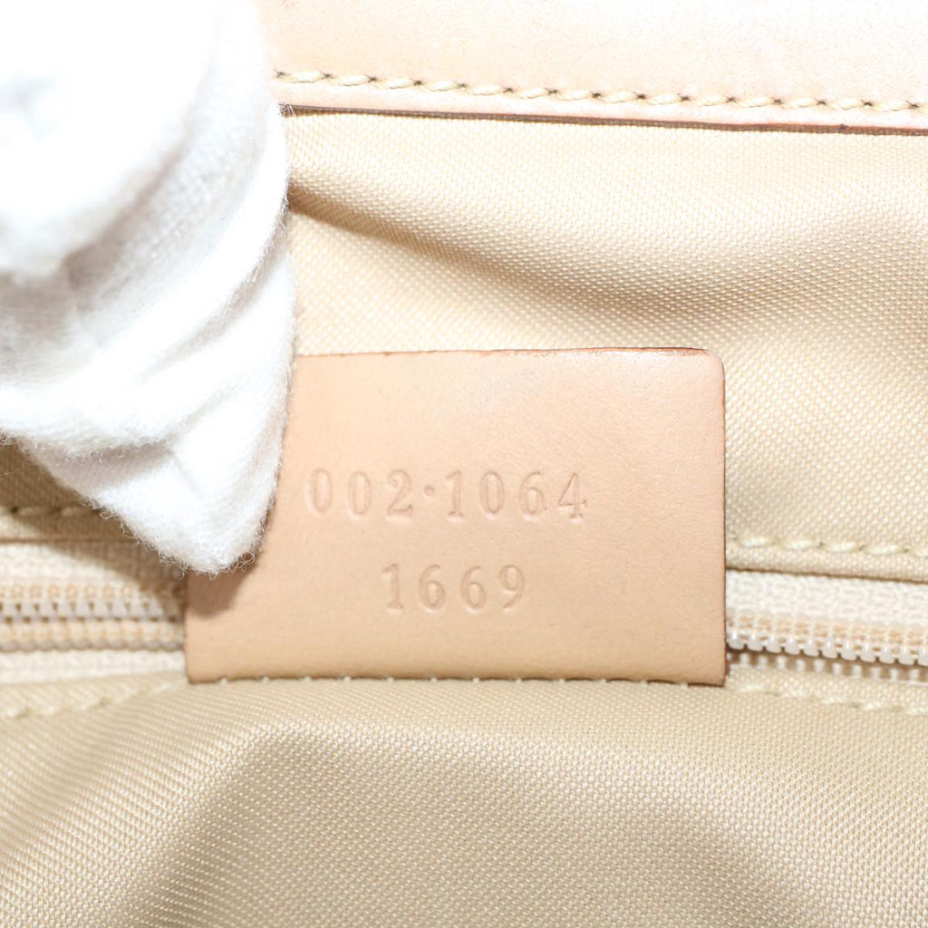 GUCCI GG Canvas Jackie Tote Bag Beige  47994
