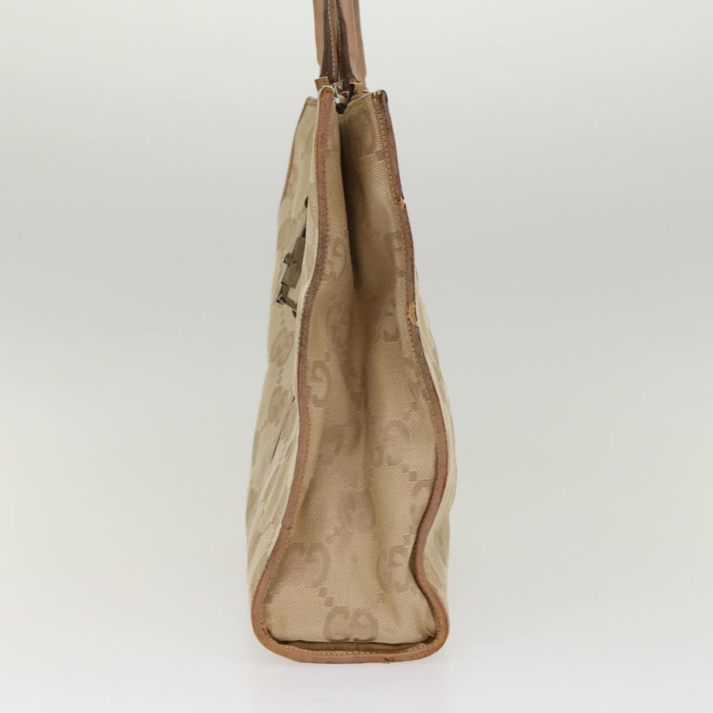 GUCCI GG Canvas Jackie Tote Bag Beige  47994