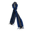 Louis Vuitton Wool Cashmere LV Scarf Grey Blue