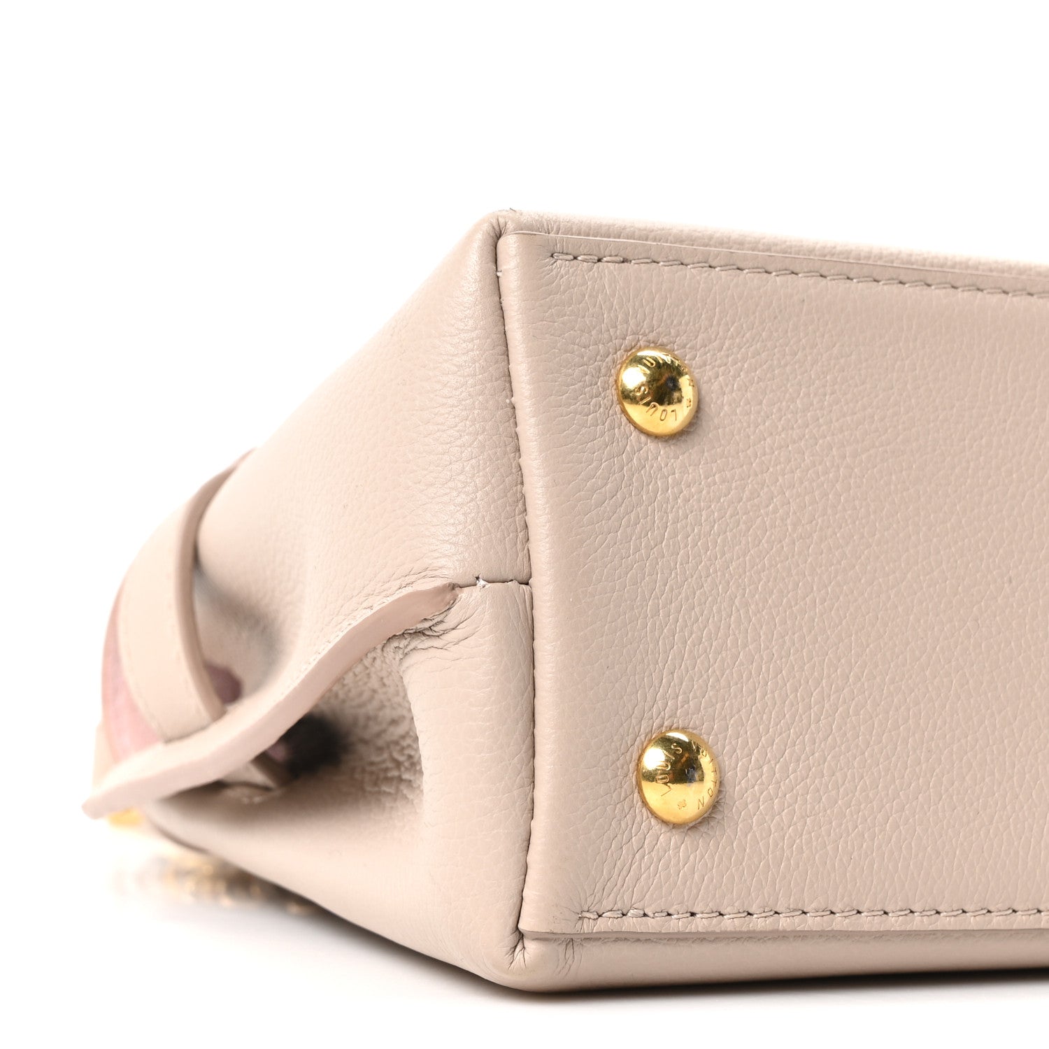 Louis Vuitton Soft Calfskin Mini Lockme Ever Greige