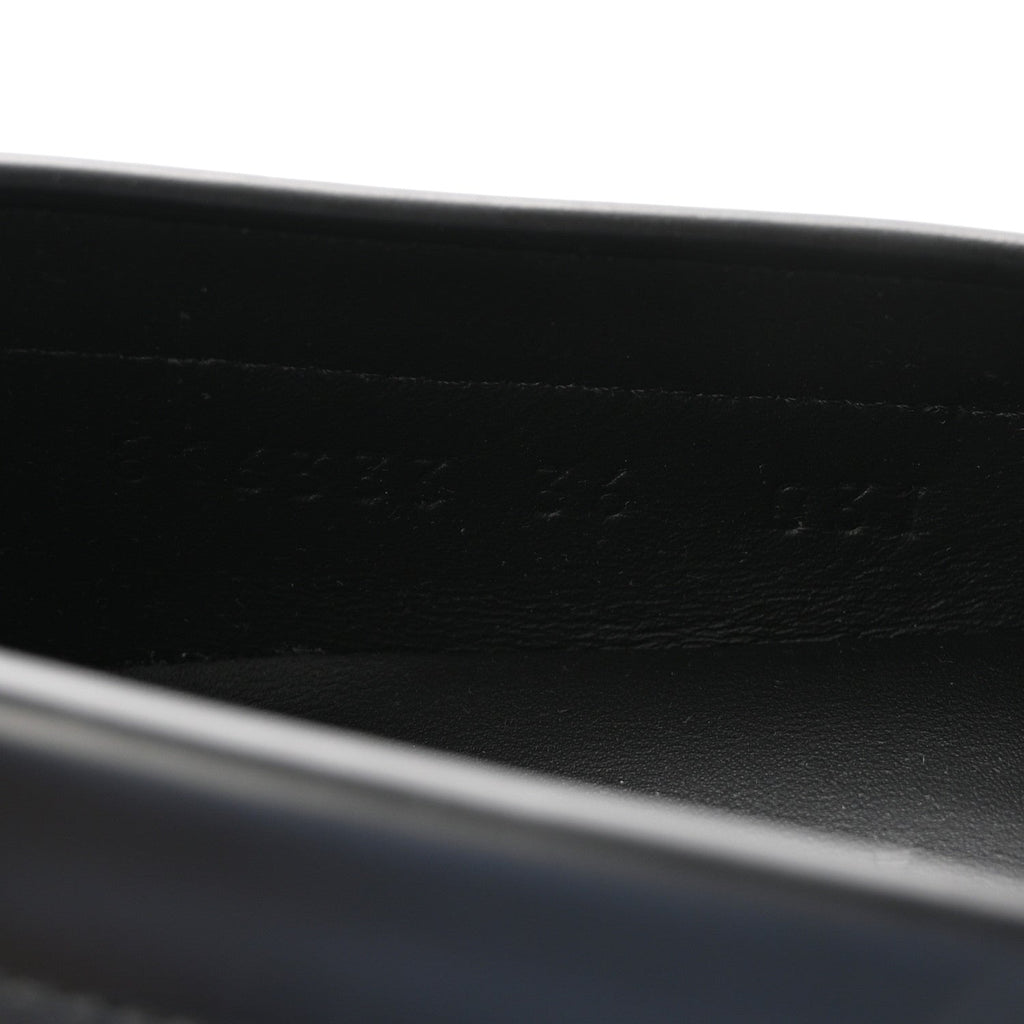Gucci Calfskin Millennial Ribot Womens GG Loafers 36 Black