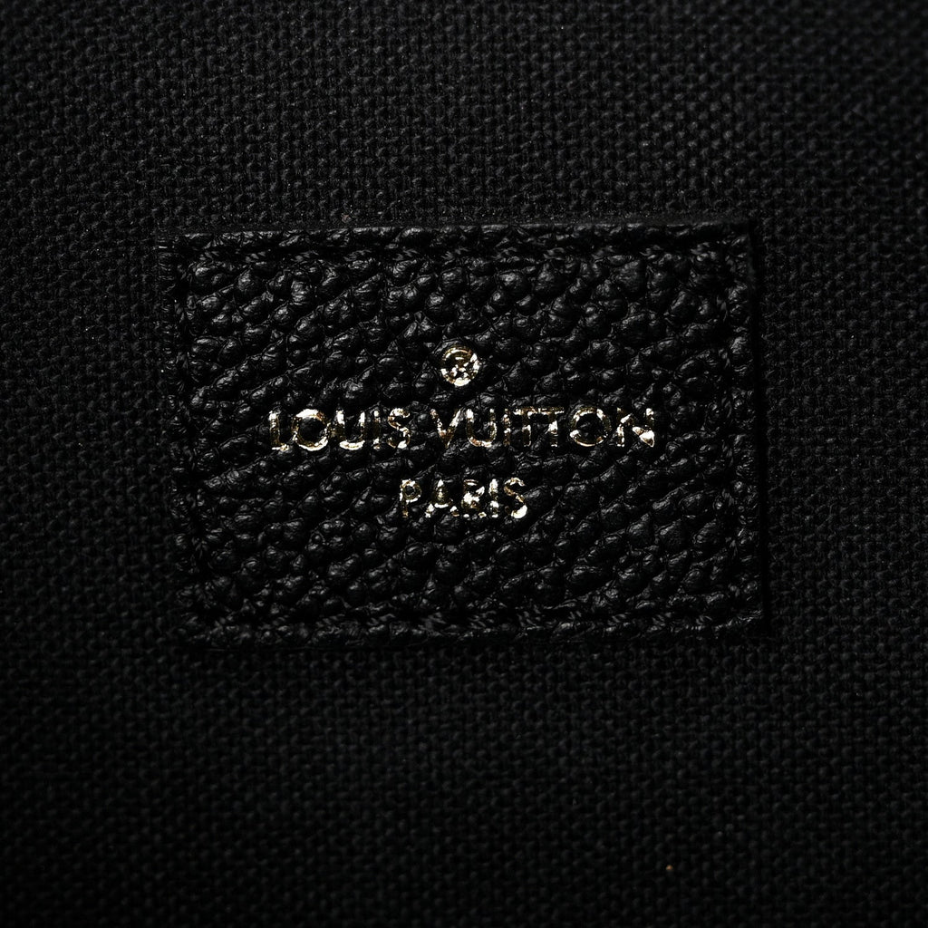 Louis Vuitton Empreinte Pochette Felicie Chain Wallet Black