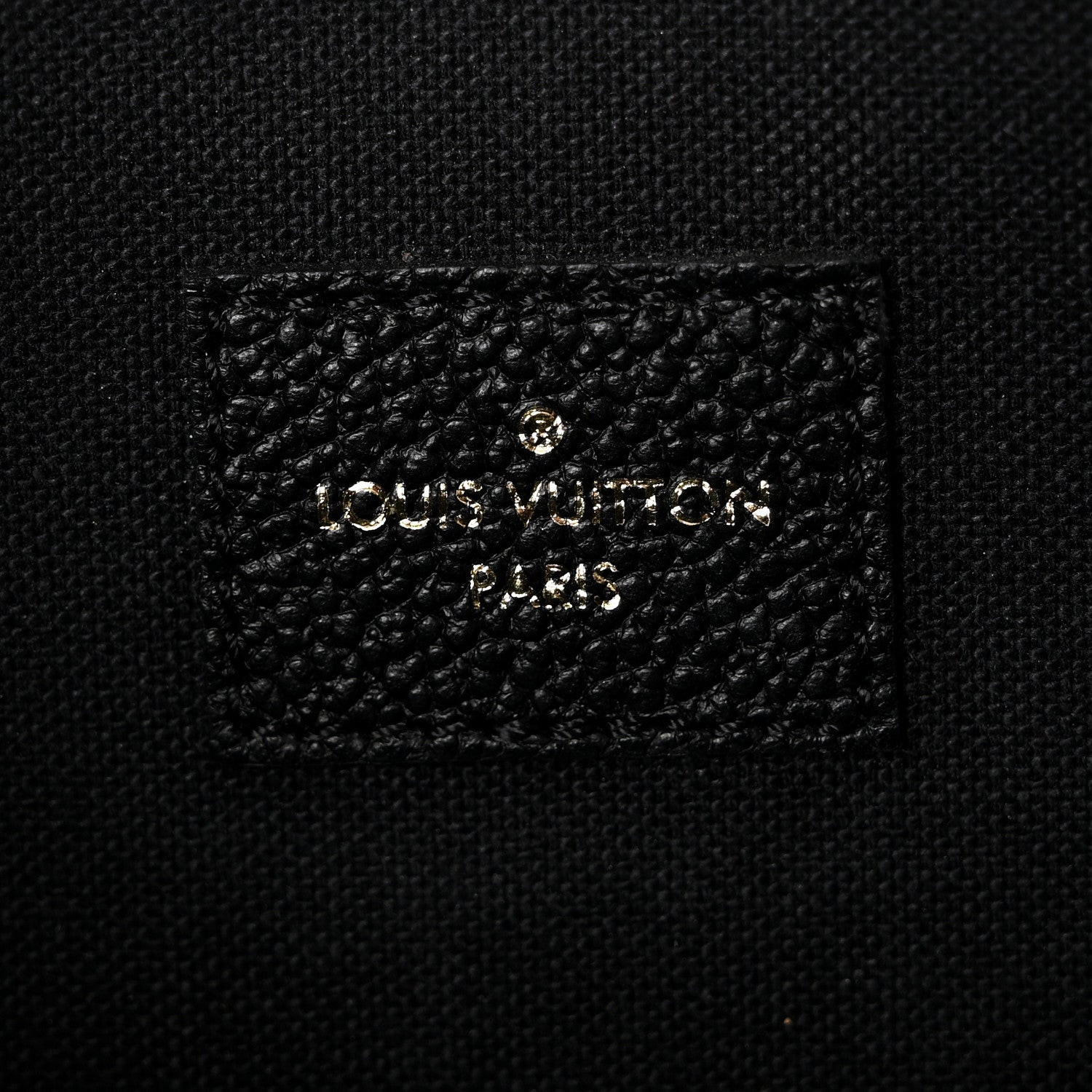 Louis Vuitton Empreinte Pochette Felicie Chain Wallet Black