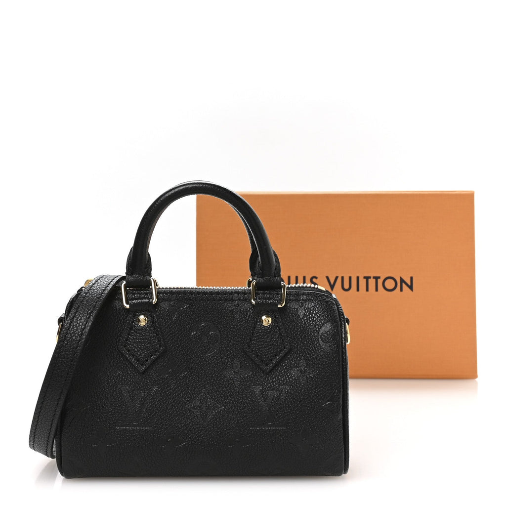 Louis Vuitton Empreinte Monogram Nano Speedy Black