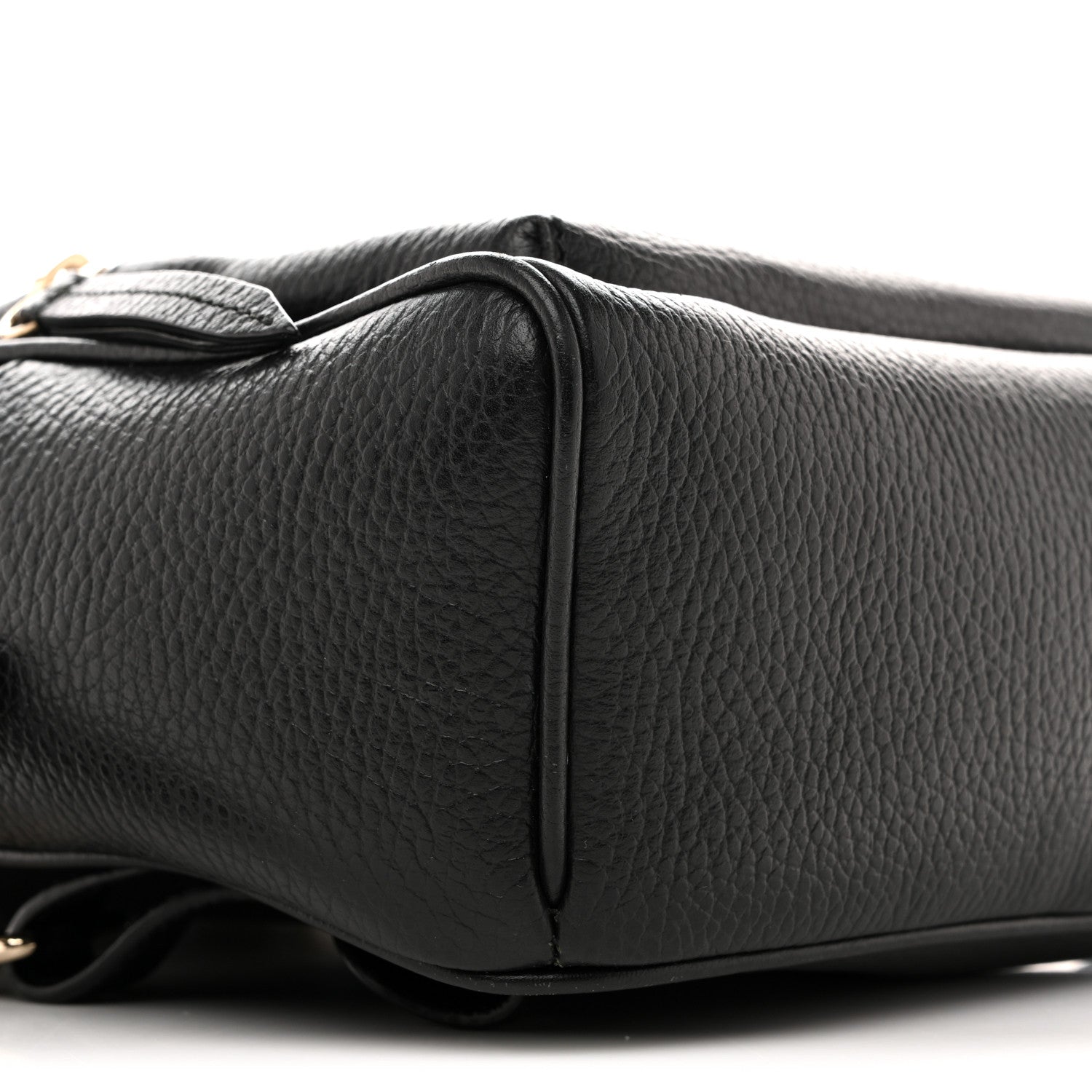 Gucci Pebbled Calfskin Soho Chain Backpack Black
