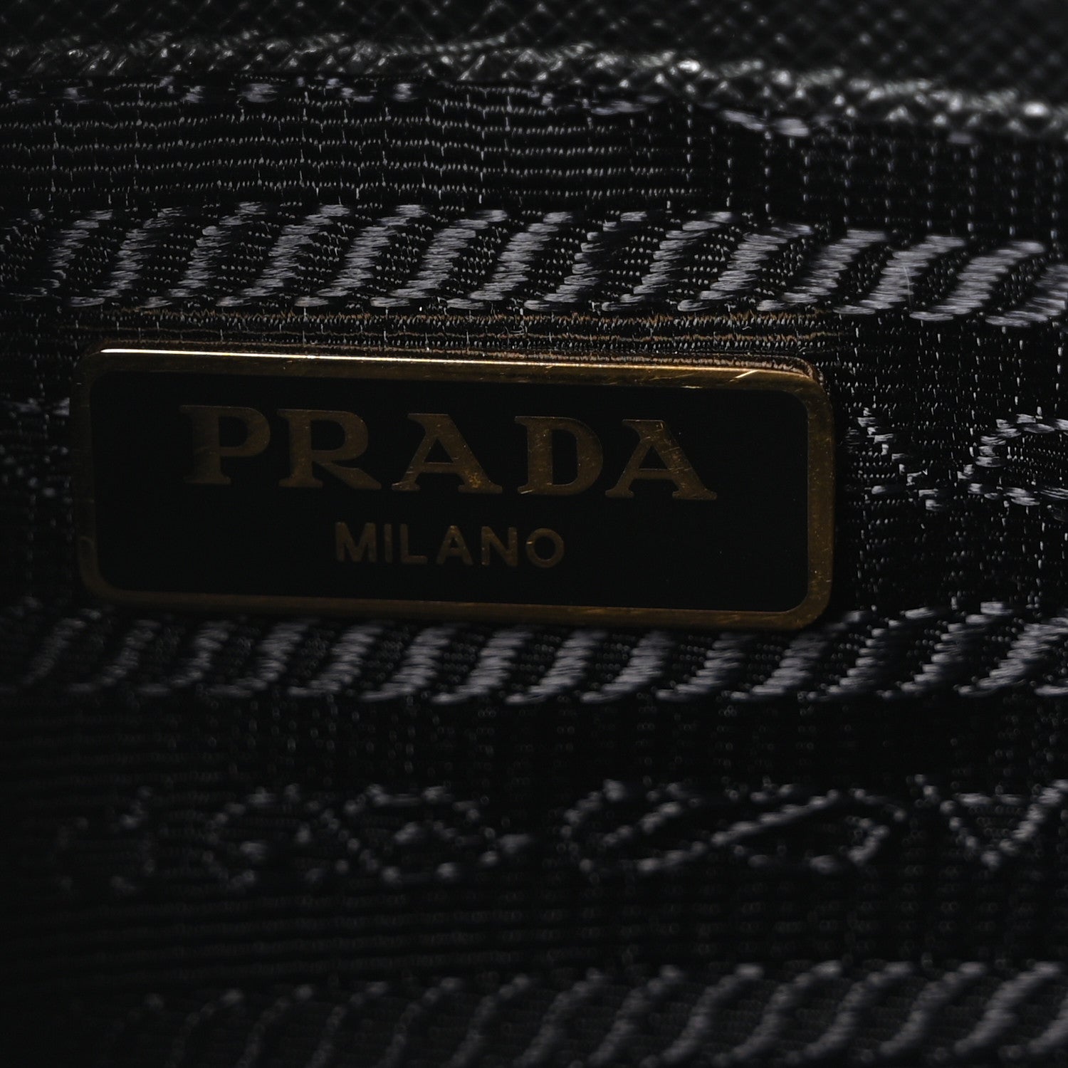 Prada Nylon Vela Saffiano Double Zip Crossbody Black