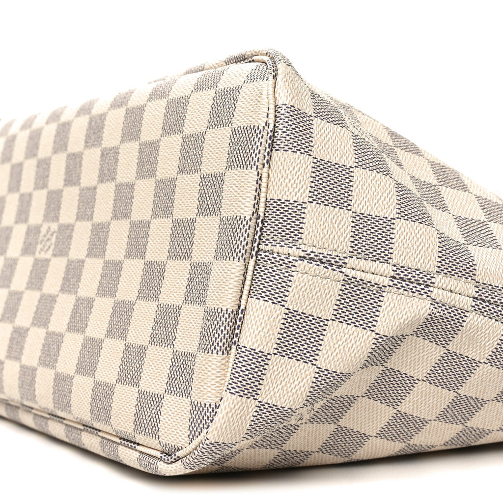Louis Vuitton Damier Azur Neo Neverfull MM Rose Ballerine