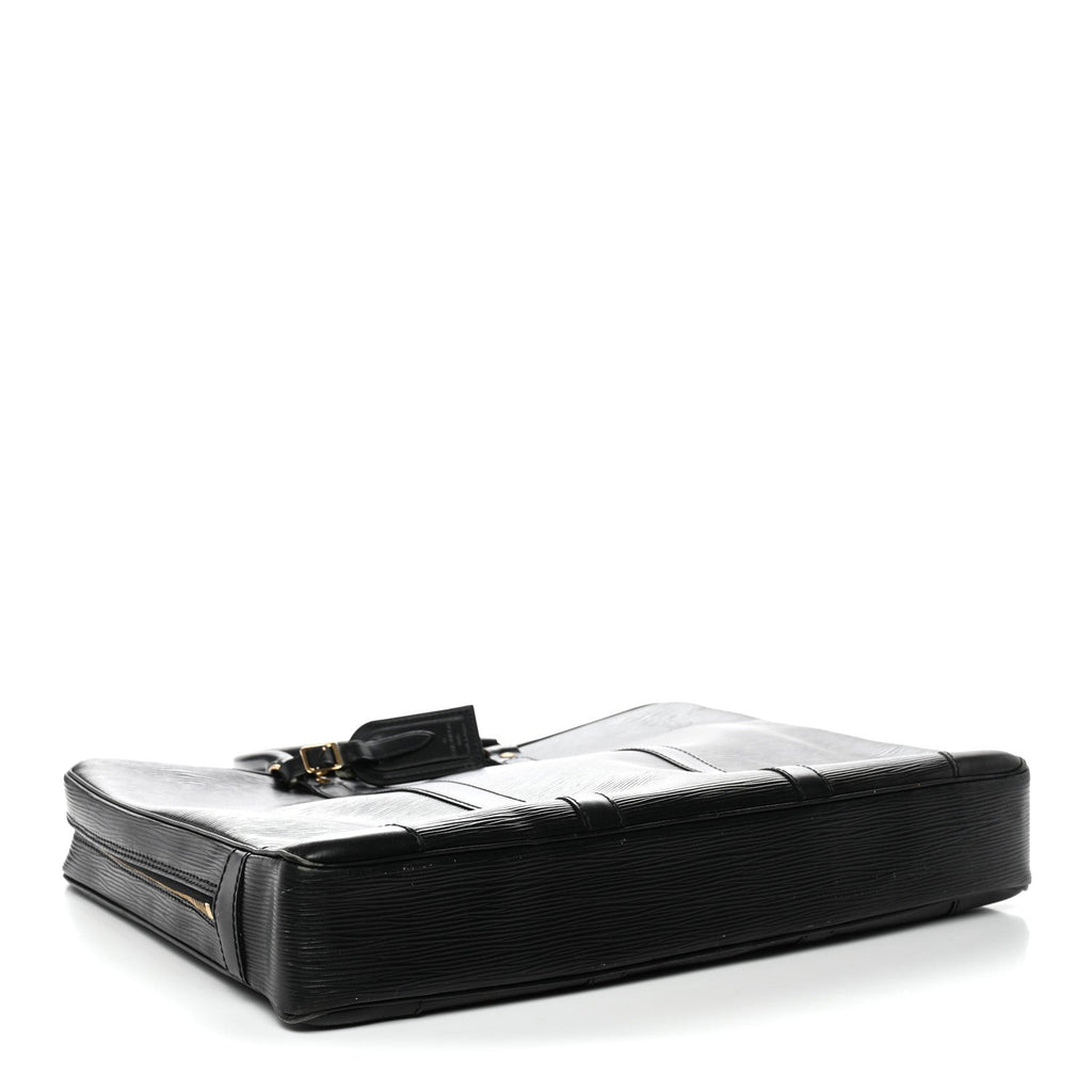 Louis Vuitton Epi Porte-Documents Voyage Briefcase Black