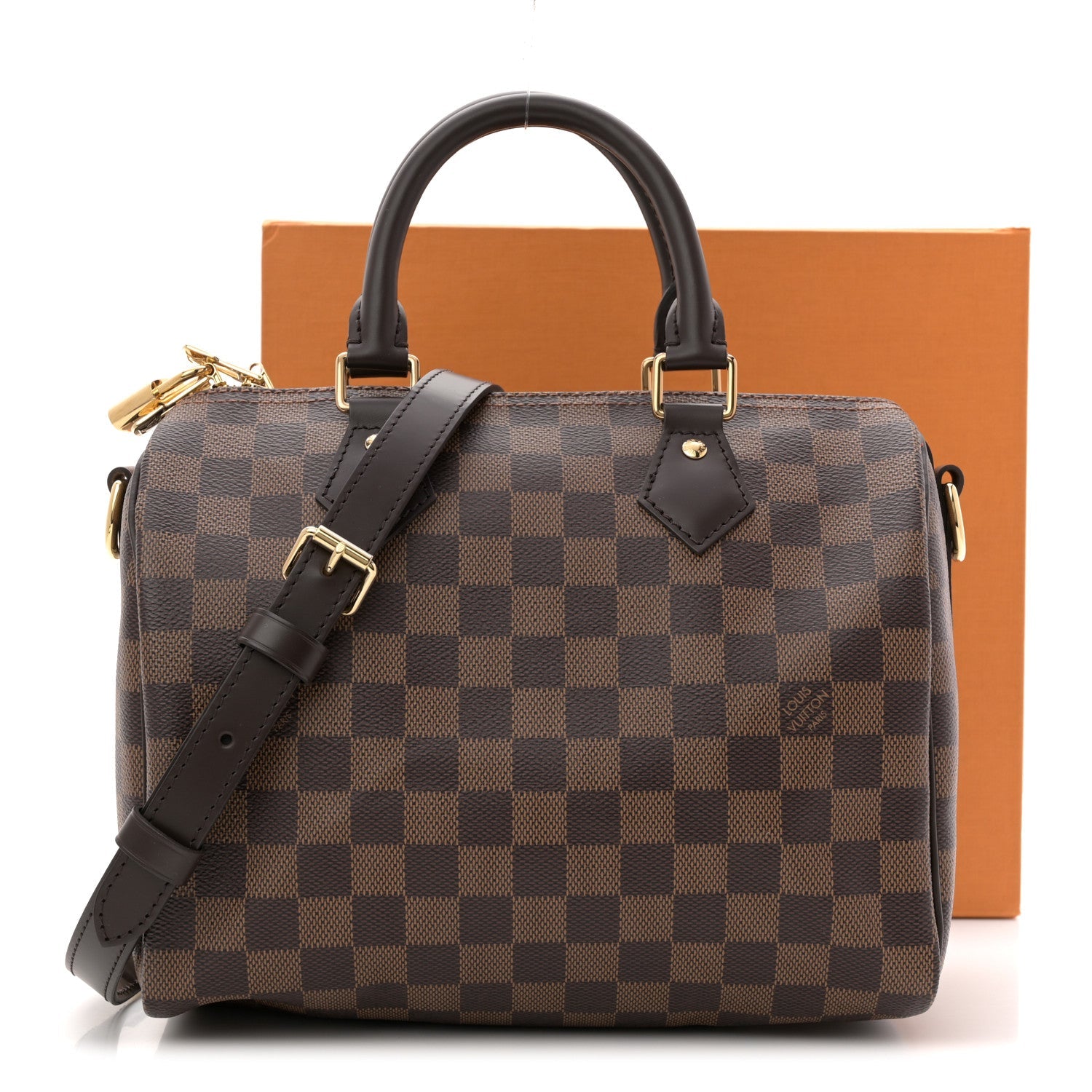 Louis Vuitton Damier Ebene Speedy Bandouliere 25