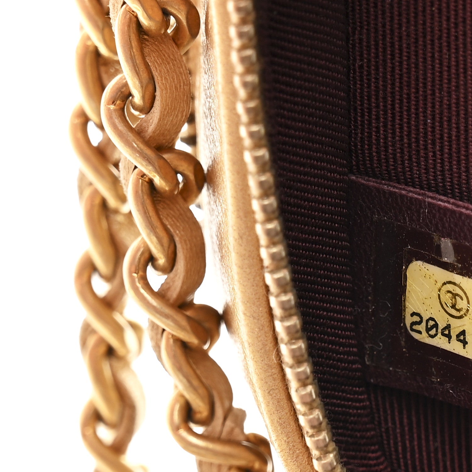 Chanel Metallic Lambskin Mini Coco Boy Camera Case Gold
