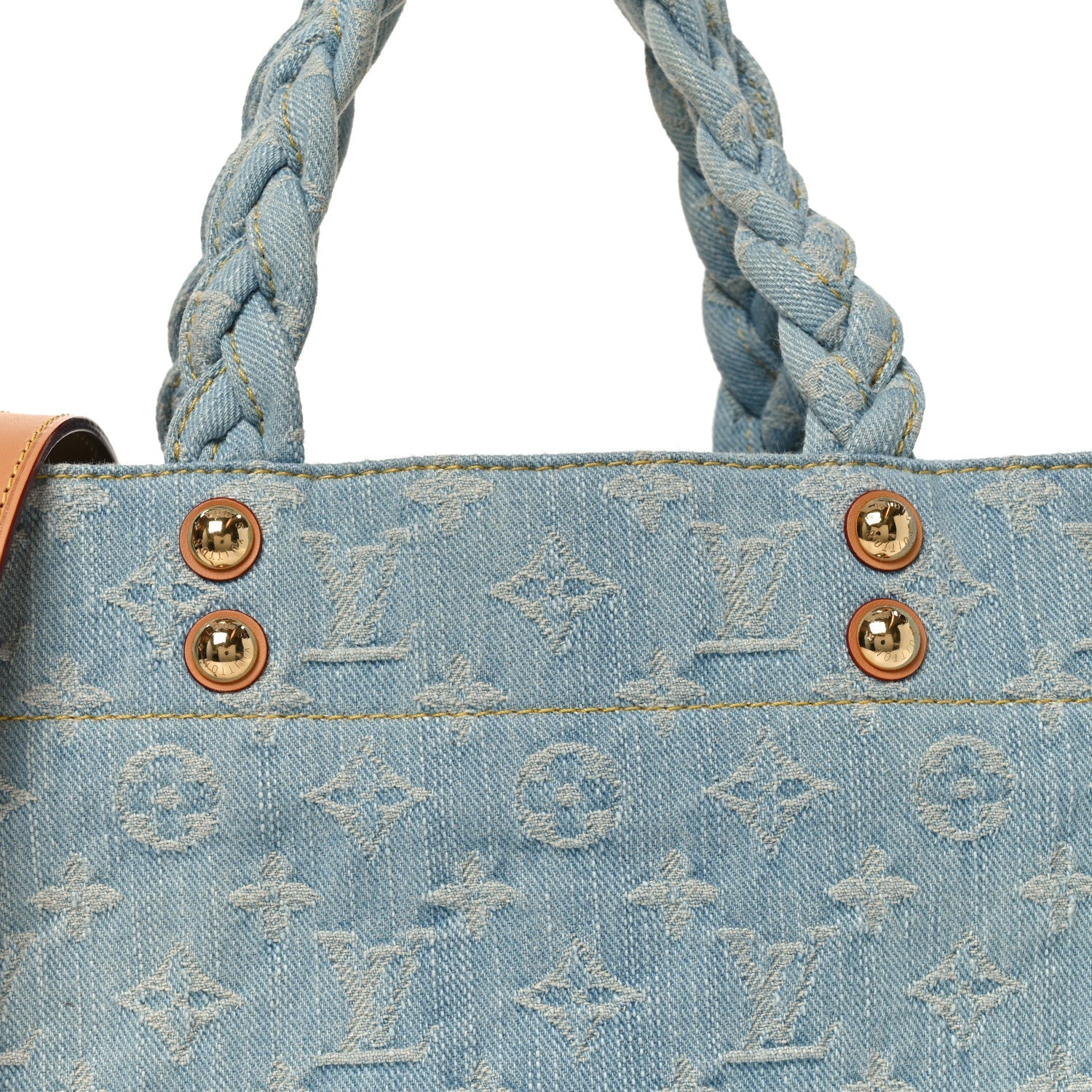 Louis Vuitton Monogram Washed Denim Let Go PM Sky Blue