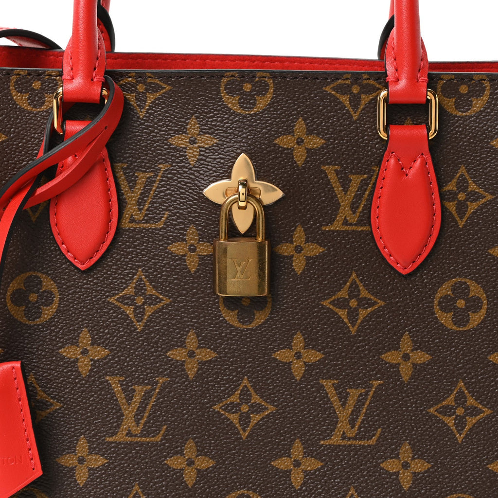 Louis Vuitton Monogram Flower Tote Coquelicot
