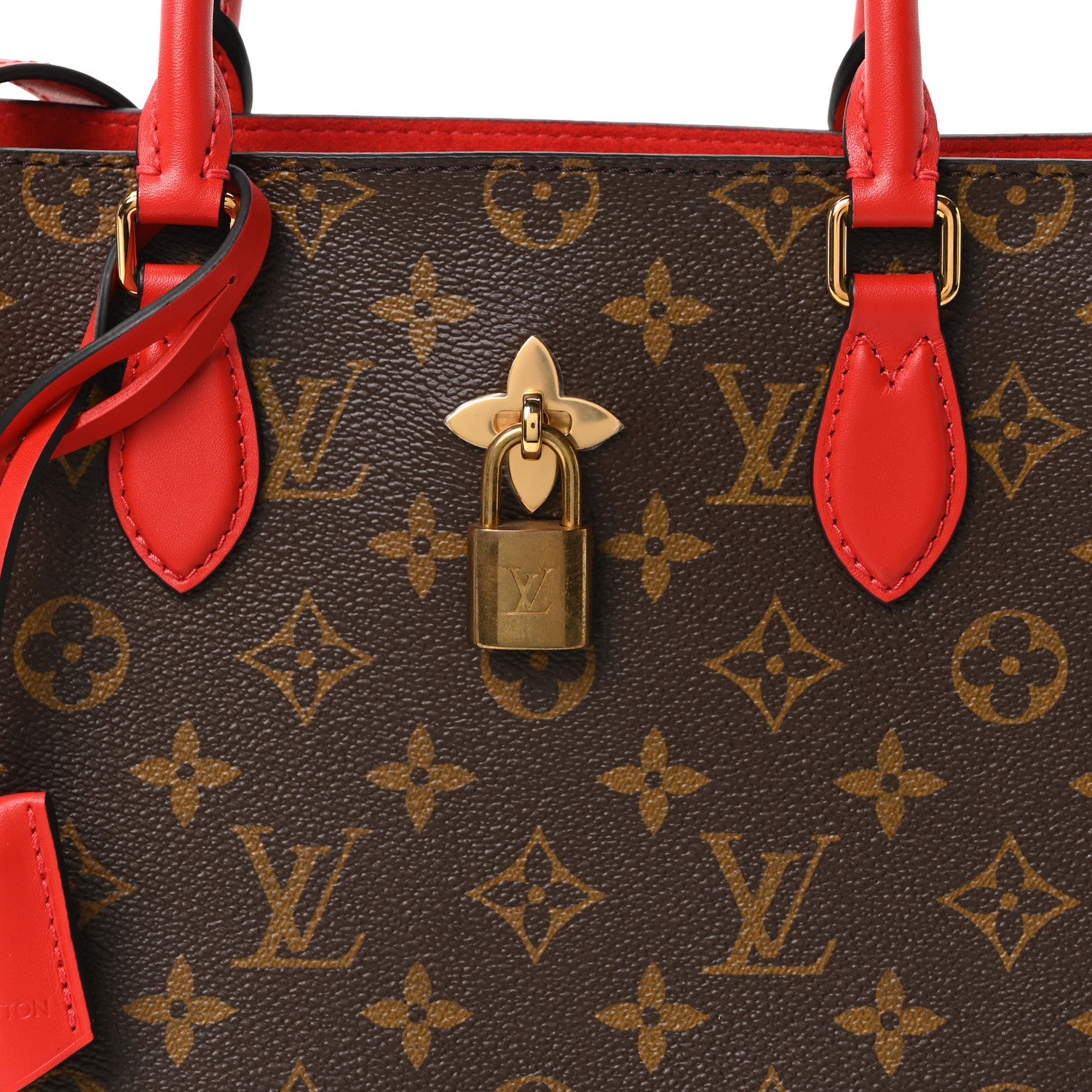 Louis Vuitton Monogram Flower Tote Coquelicot