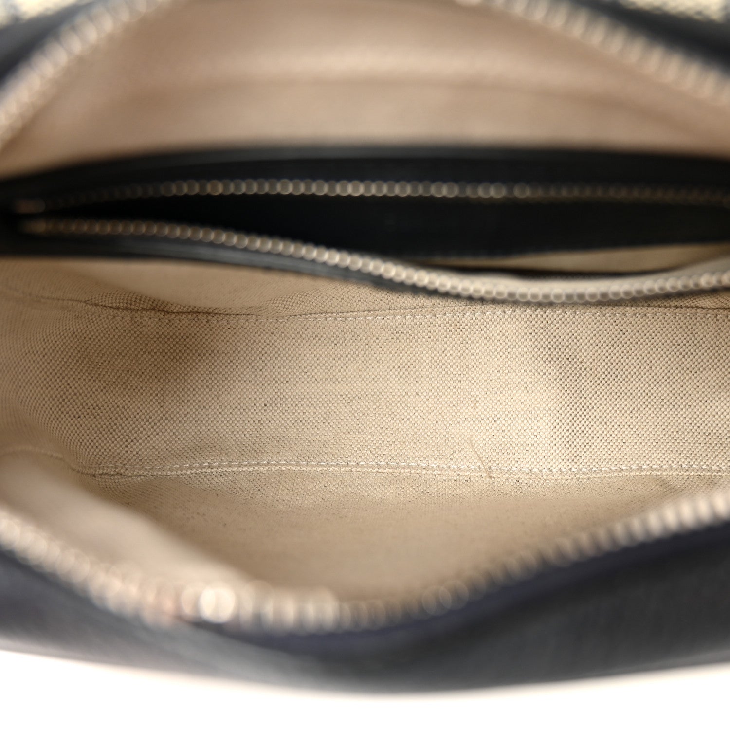 Gucci GG Supreme Monogram Textured Dollar Calfskin Web Studded Mini Ophidia Flap Shoulder Bag Beige Blue