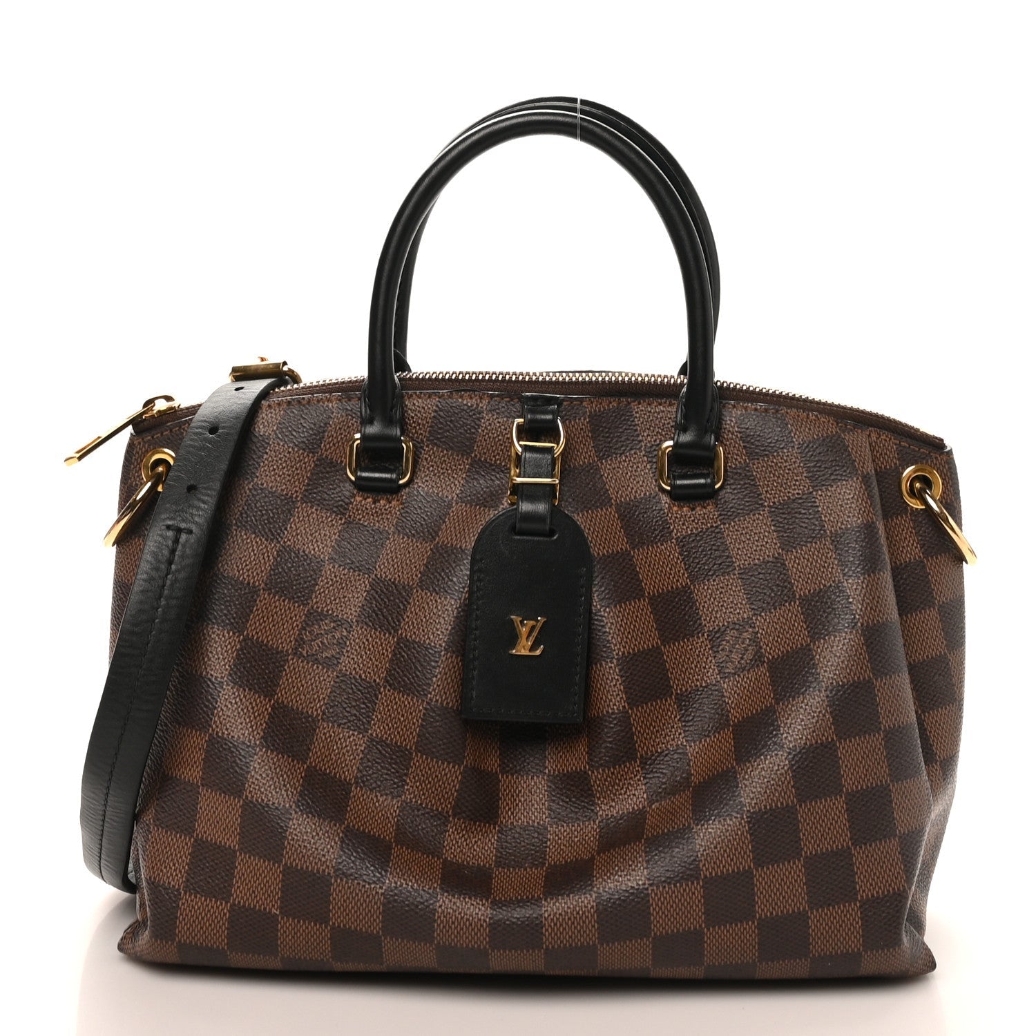 Louis Vuitton Damier Ebene Odeon Tote PM Black