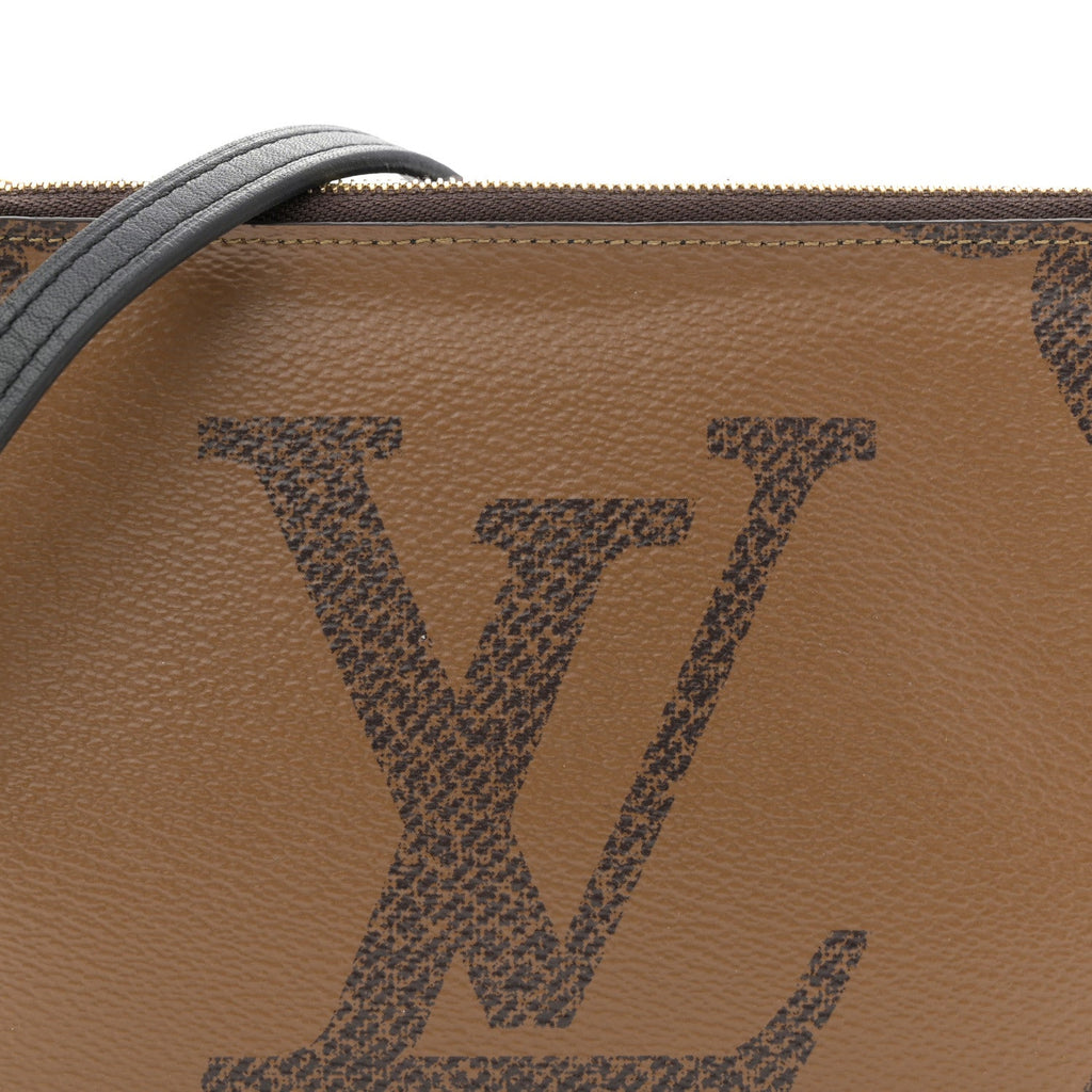 Louis Vuitton Reverse Monogram Giant Double Zip Pochette