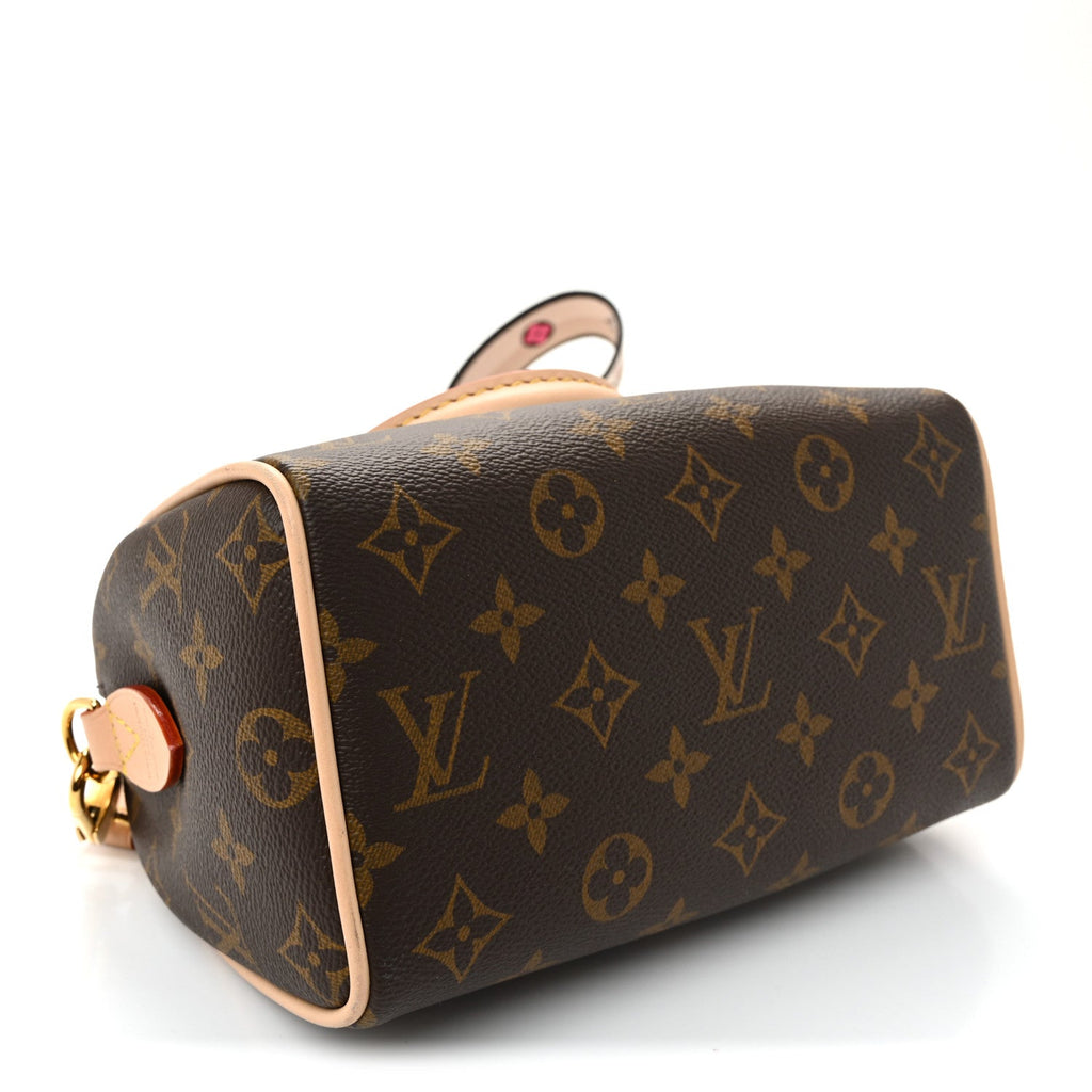 Louis Vuitton Monogram Speedy Bandouliere 20 Black