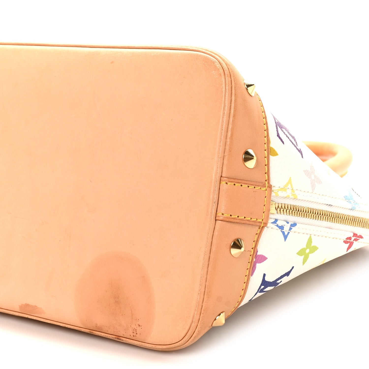 Louis Vuitton Monogram Multicolor Alma PM White