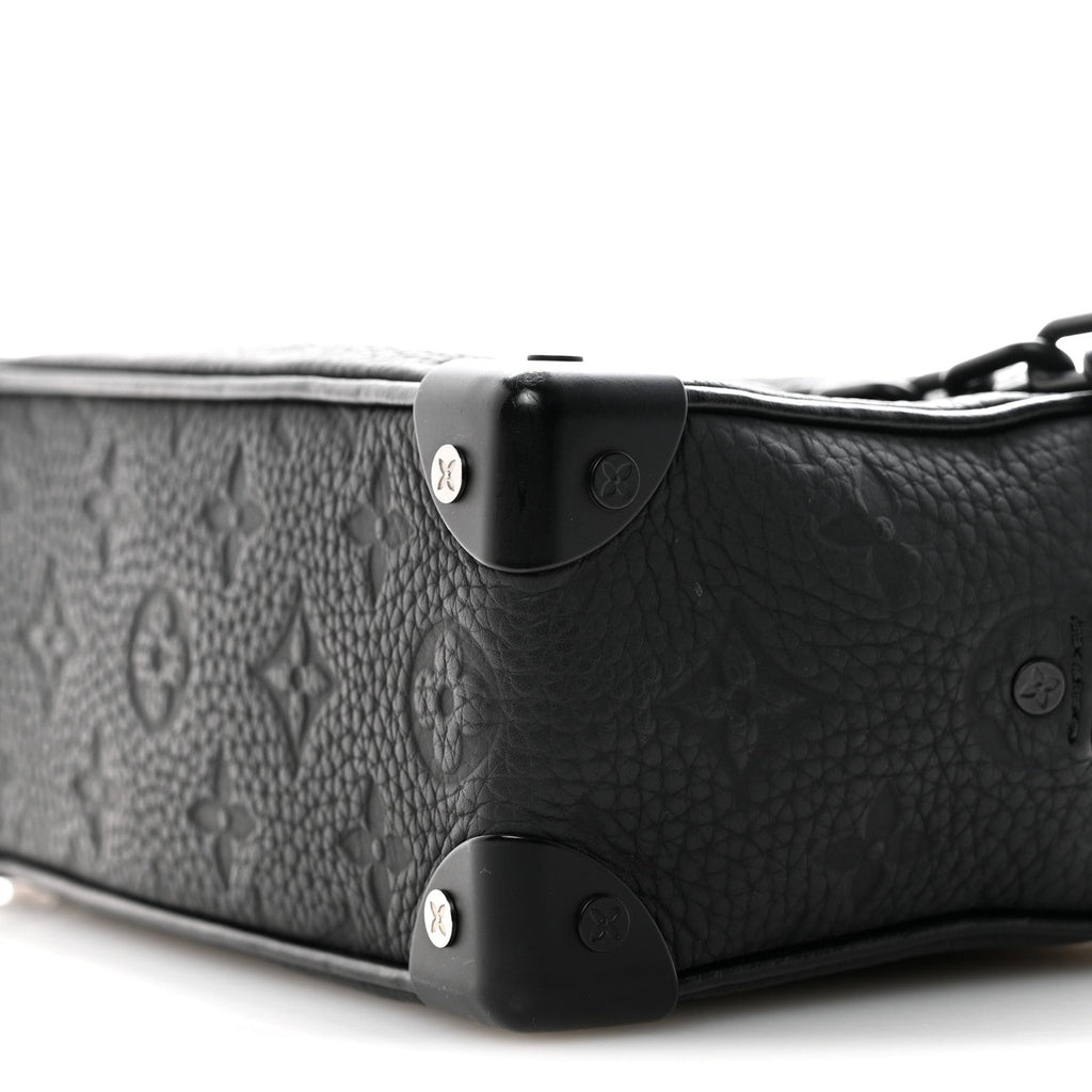 Louis Vuitton Taurillon Monogram Mini Soft Trunk Black