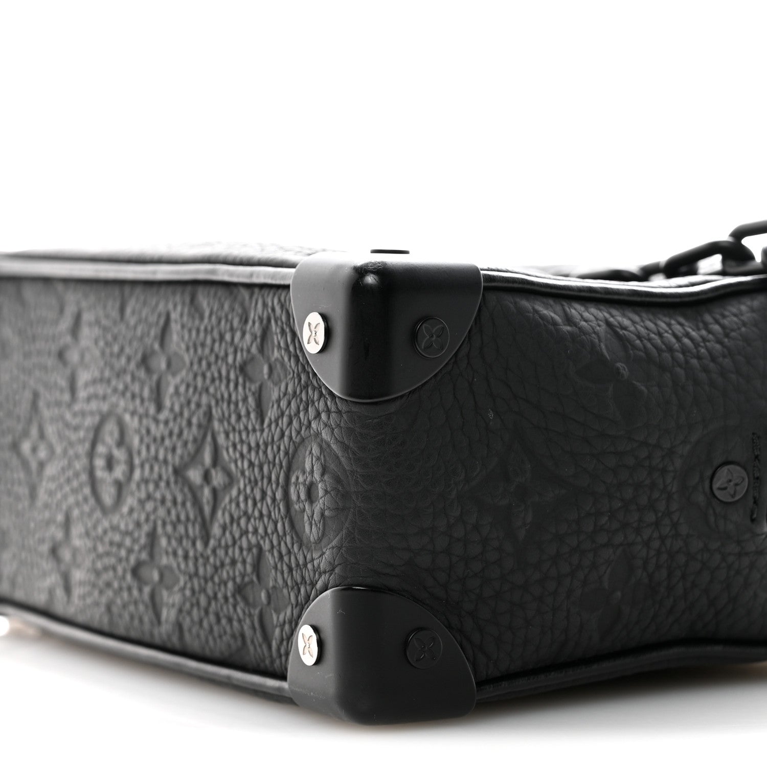 Louis Vuitton Taurillon Monogram Mini Soft Trunk Black