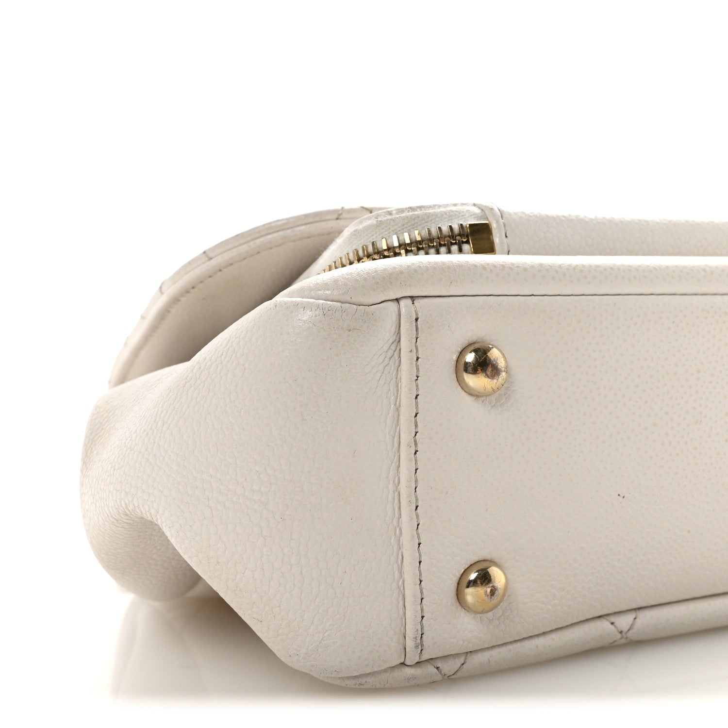 Chanel Caviar Quilted Medium Business Affinity Flap White
