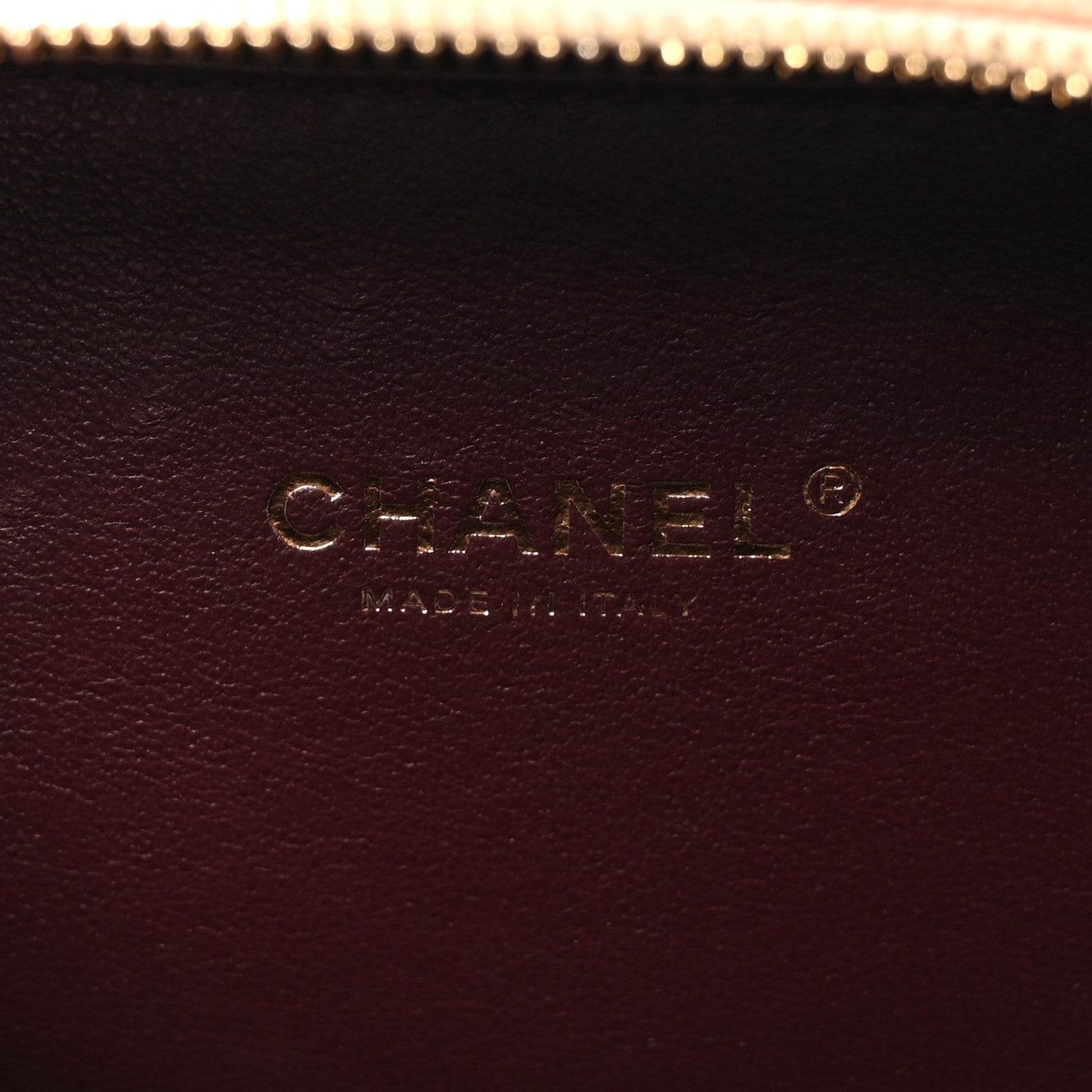 Chanel Caviar Quilted Small CC Filigree Vanity Case Beige Black