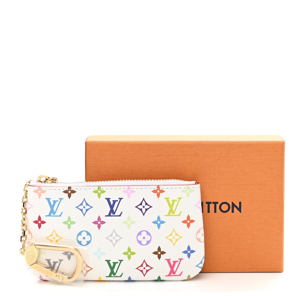 Louis Vuitton LV X TM Monogram Multicolor Key Pouch White