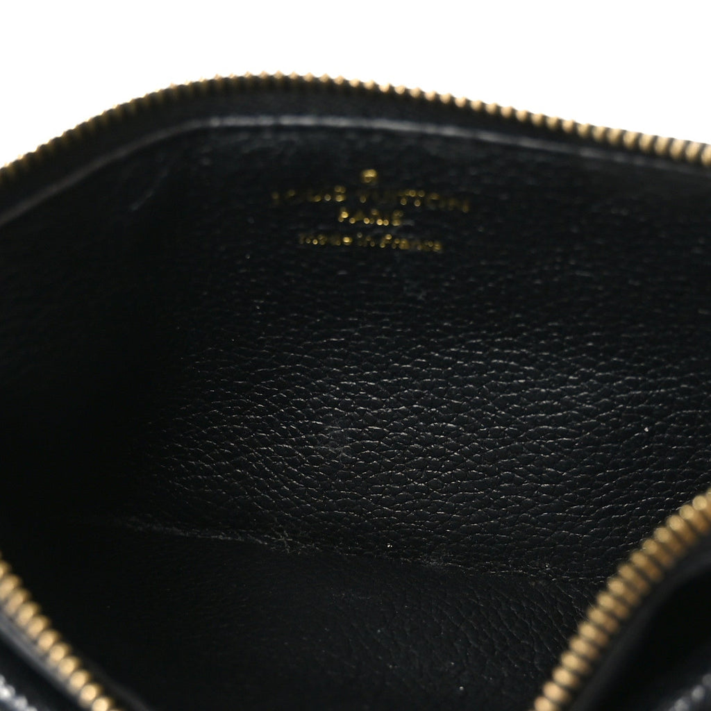 Louis Vuitton Empreinte Recto Verso Card Holder Black