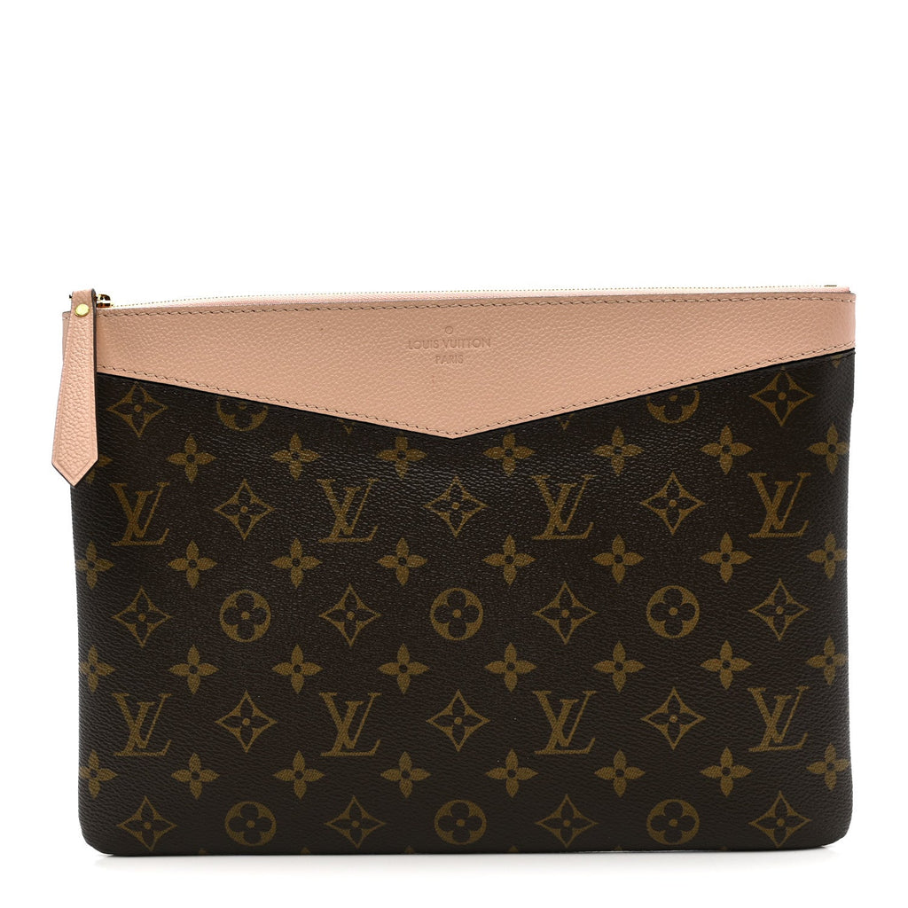 Louis Vuitton Monogram Daily Pouch Rose Poudre