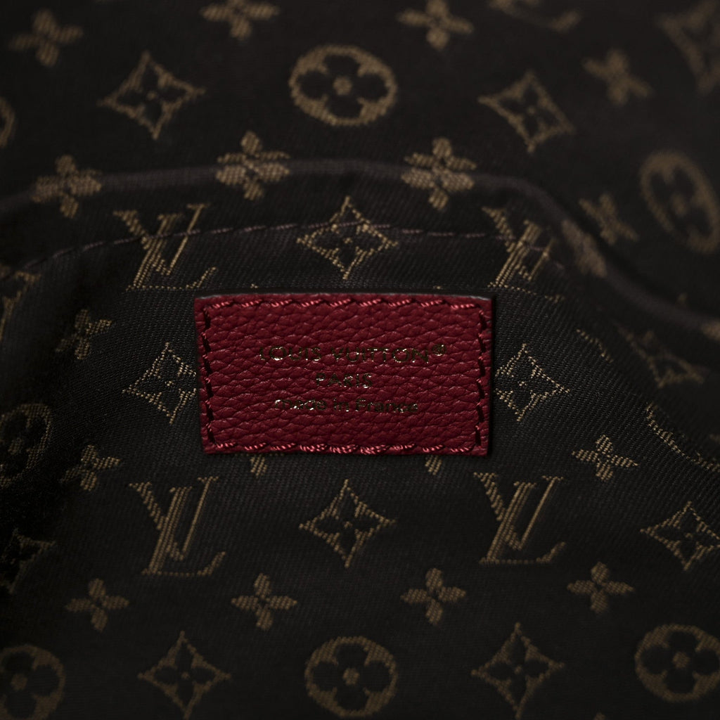 Louis Vuitton Calfskin Monogram Express MM Carmin Red