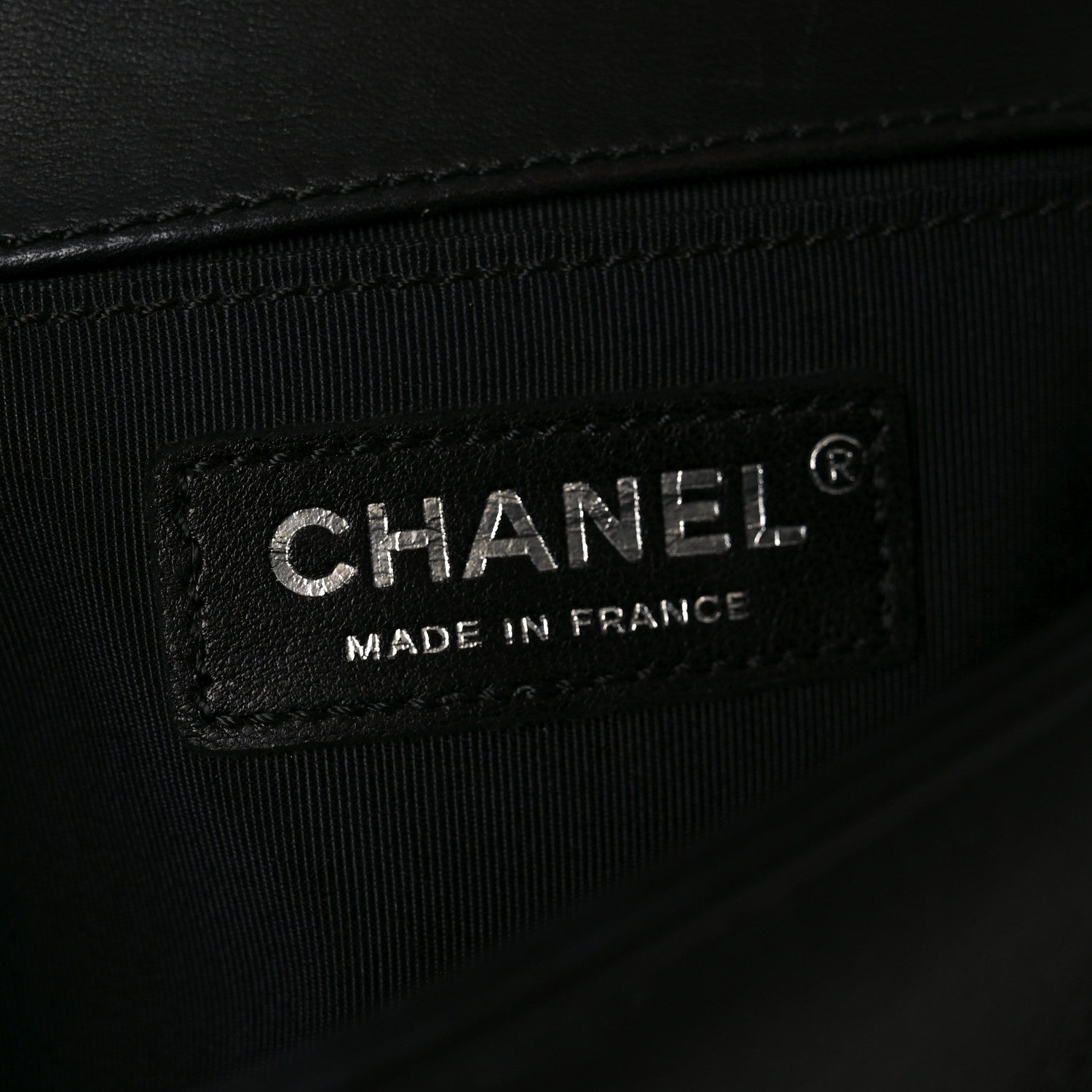 Chanel Calfskin Pleated Medium Boy Flap Black