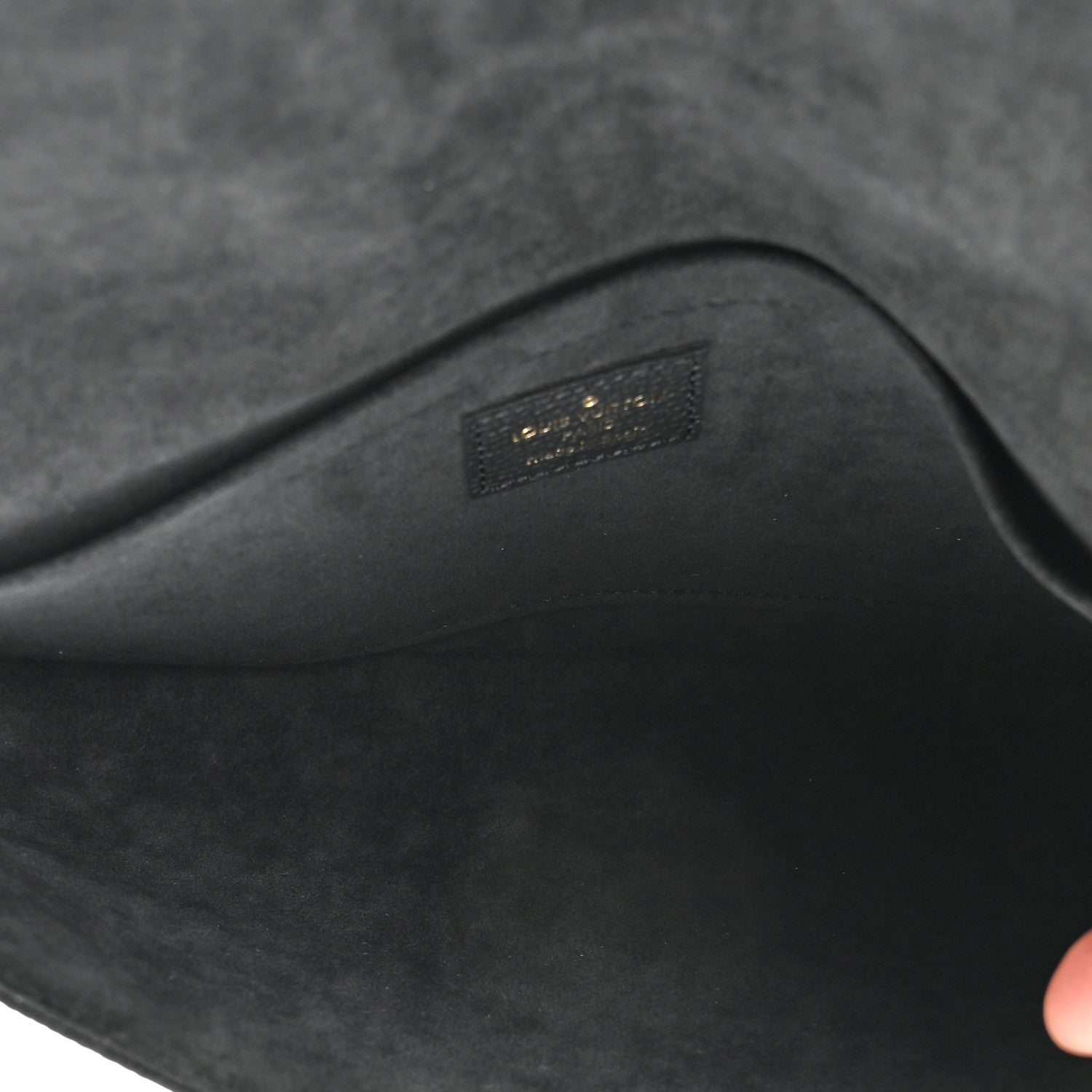 Louis Vuitton Empreinte Pochette Felicie Chain Wallet Black